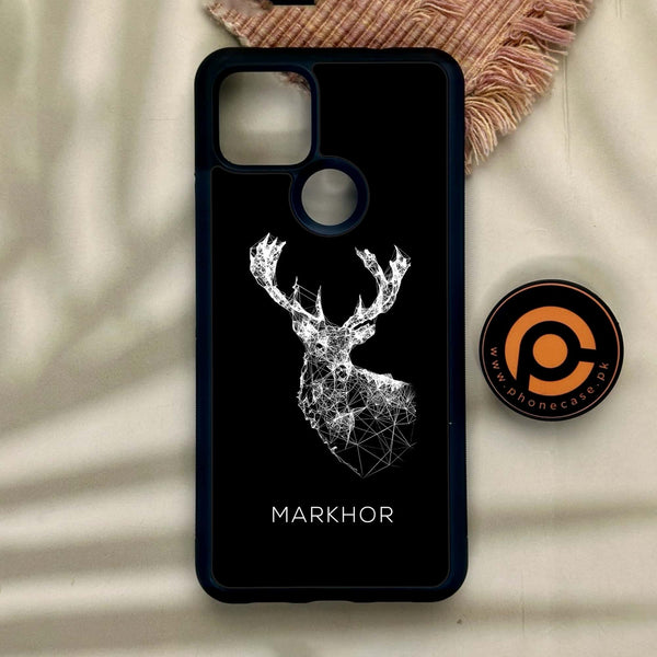 Google Pixel 4a 5G - Markhor Design 4 - Premium Metal Printed Soft Bumper Shock Proof Case