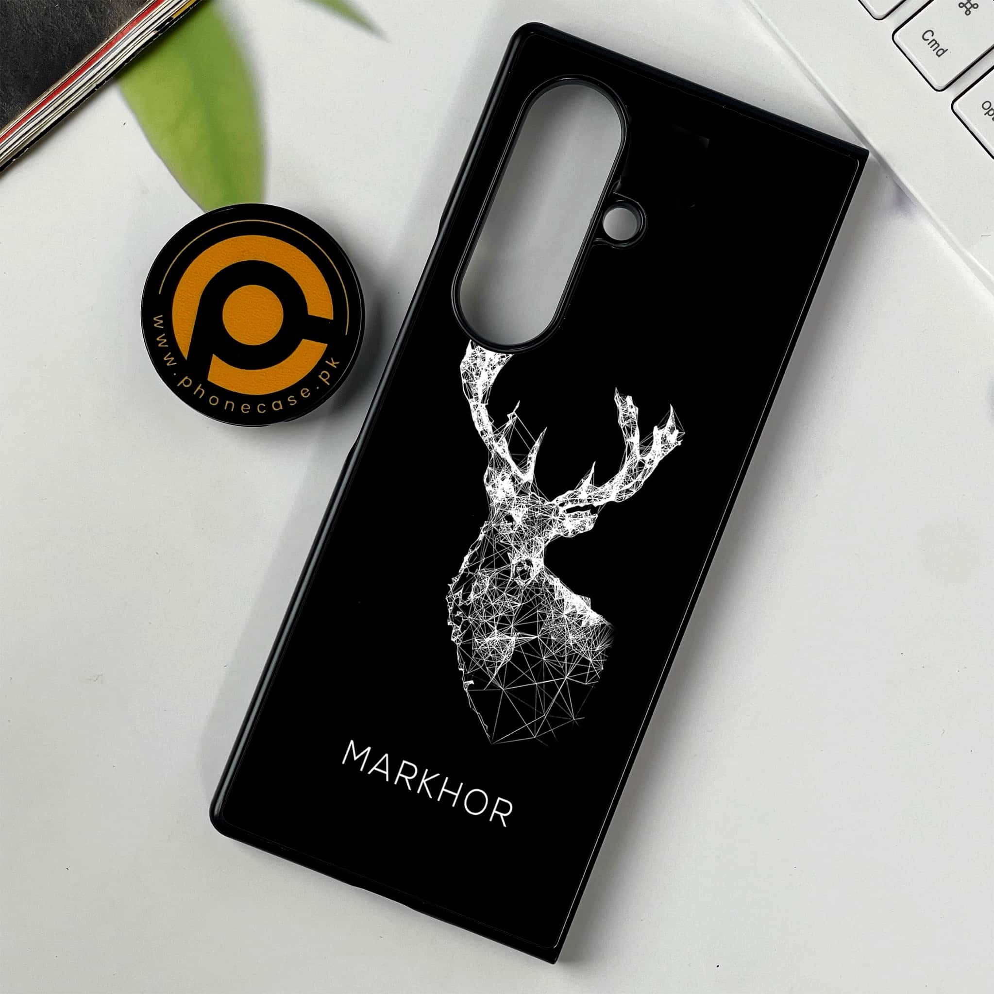 Samsung Galaxy Z Fold 7 - Markhor Series - Premium Metal Printed soft Bumper shock Proof Case