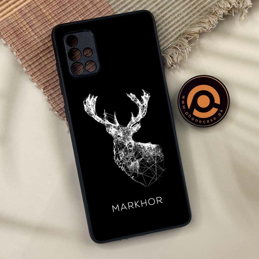 Samsung Galaxy A71 - Markhor Series - Premium Metal Printed soft Bumper shock Proof Case