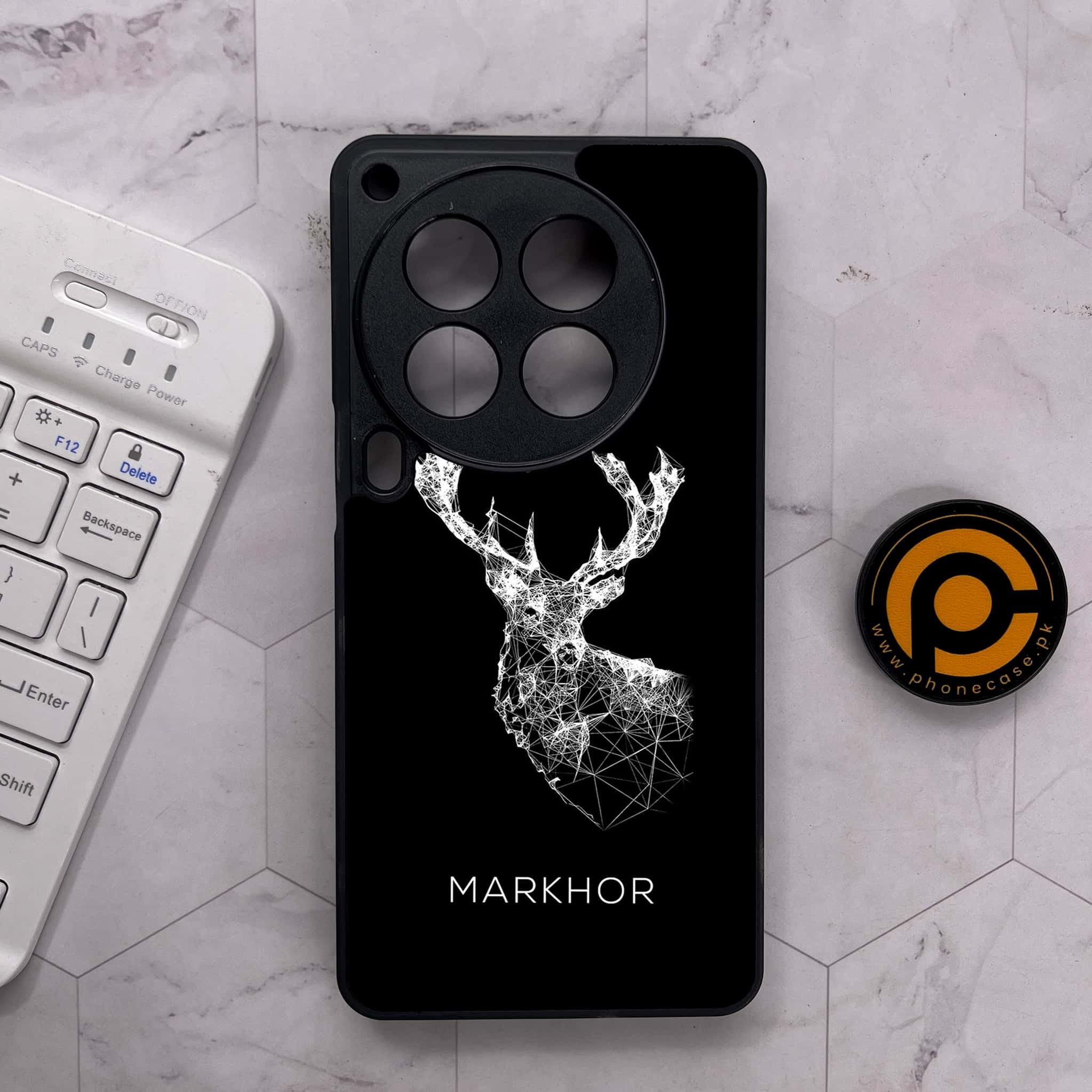 Tecno Camon 30 Premier - Markhor Series - Premium Metal Printed soft Bumper shock Proof Case