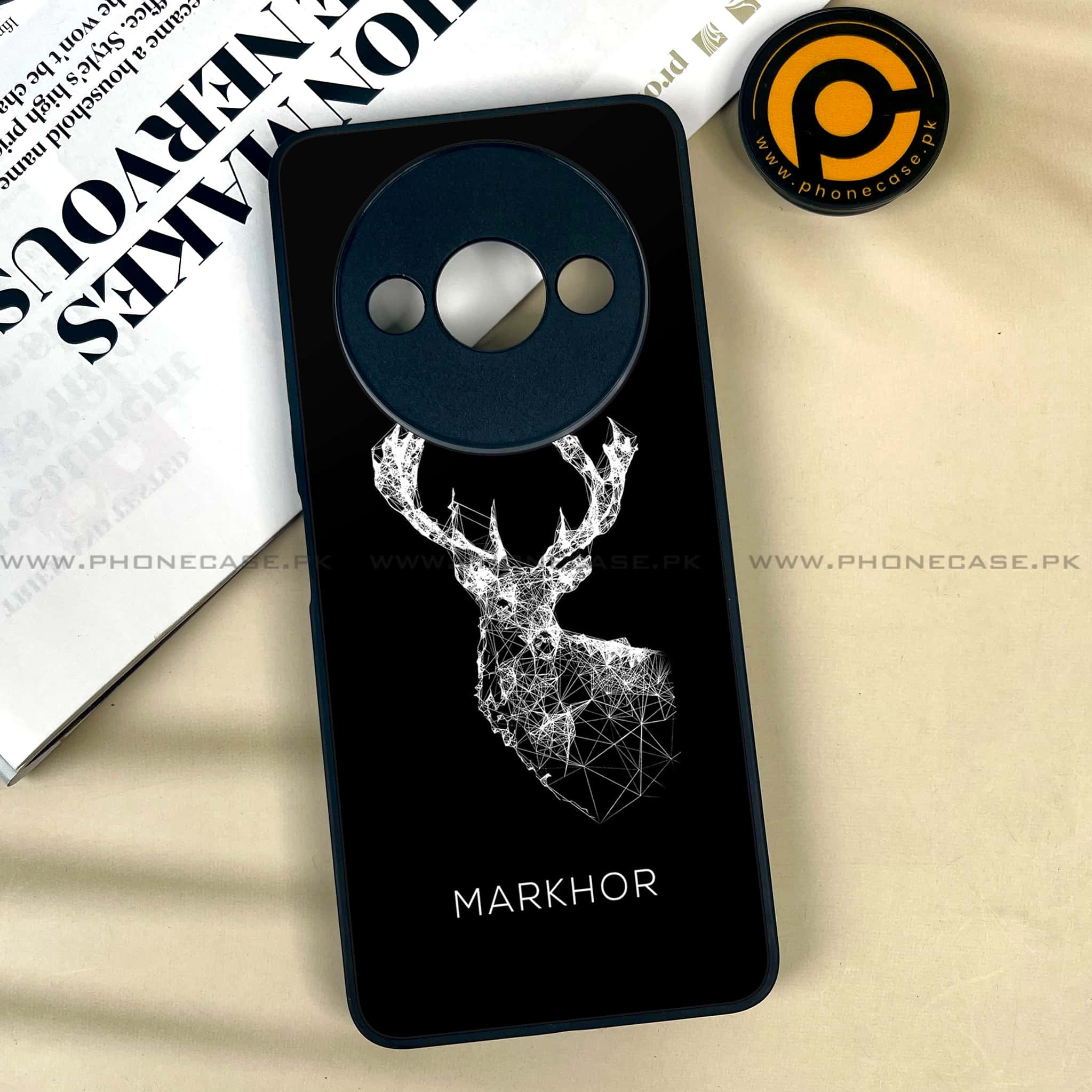 Xiaomi Redmi A3x - Markhor Series - Premium Printed Metal soft Bumper shock Proof Case