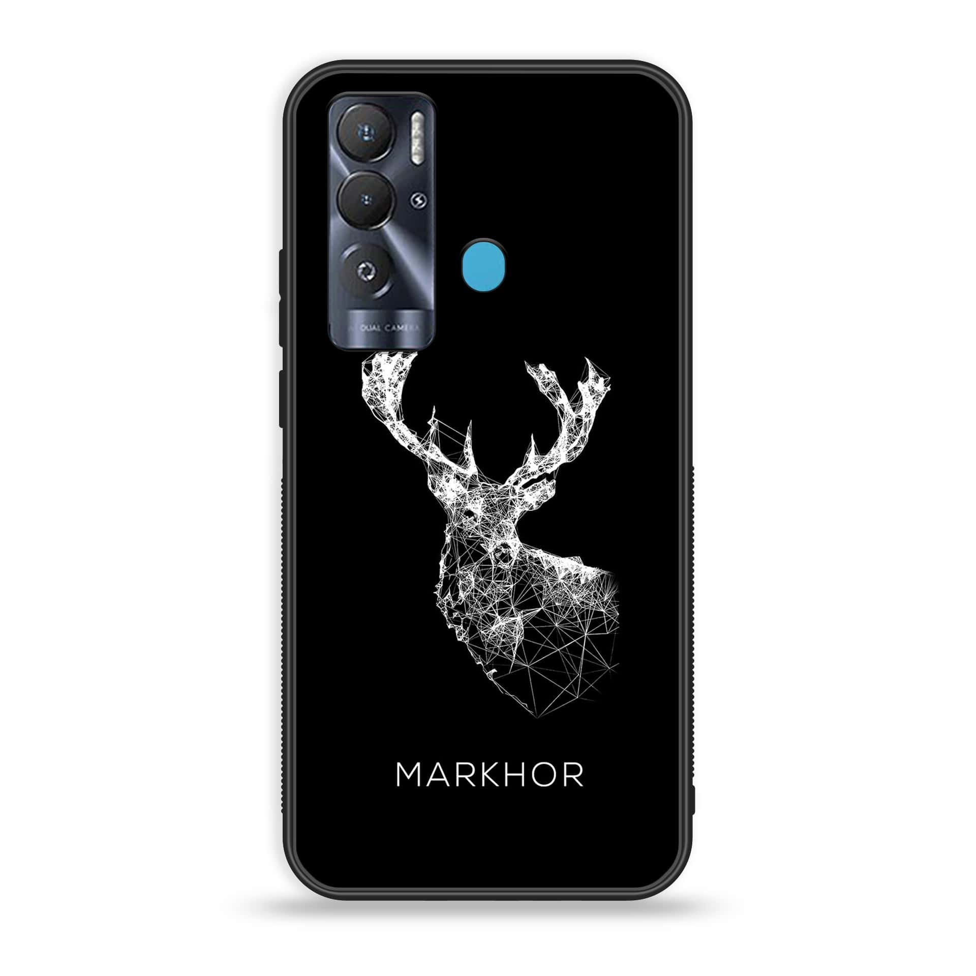 Tecno Pova Neo Markhor Series  Premium Printed Glass soft Bumper shock Proof Case