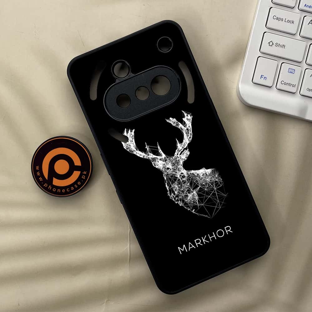 Nothing Phone 3a - Markhor Series - Premium Metal  Printed soft Bumper shock Proof Case