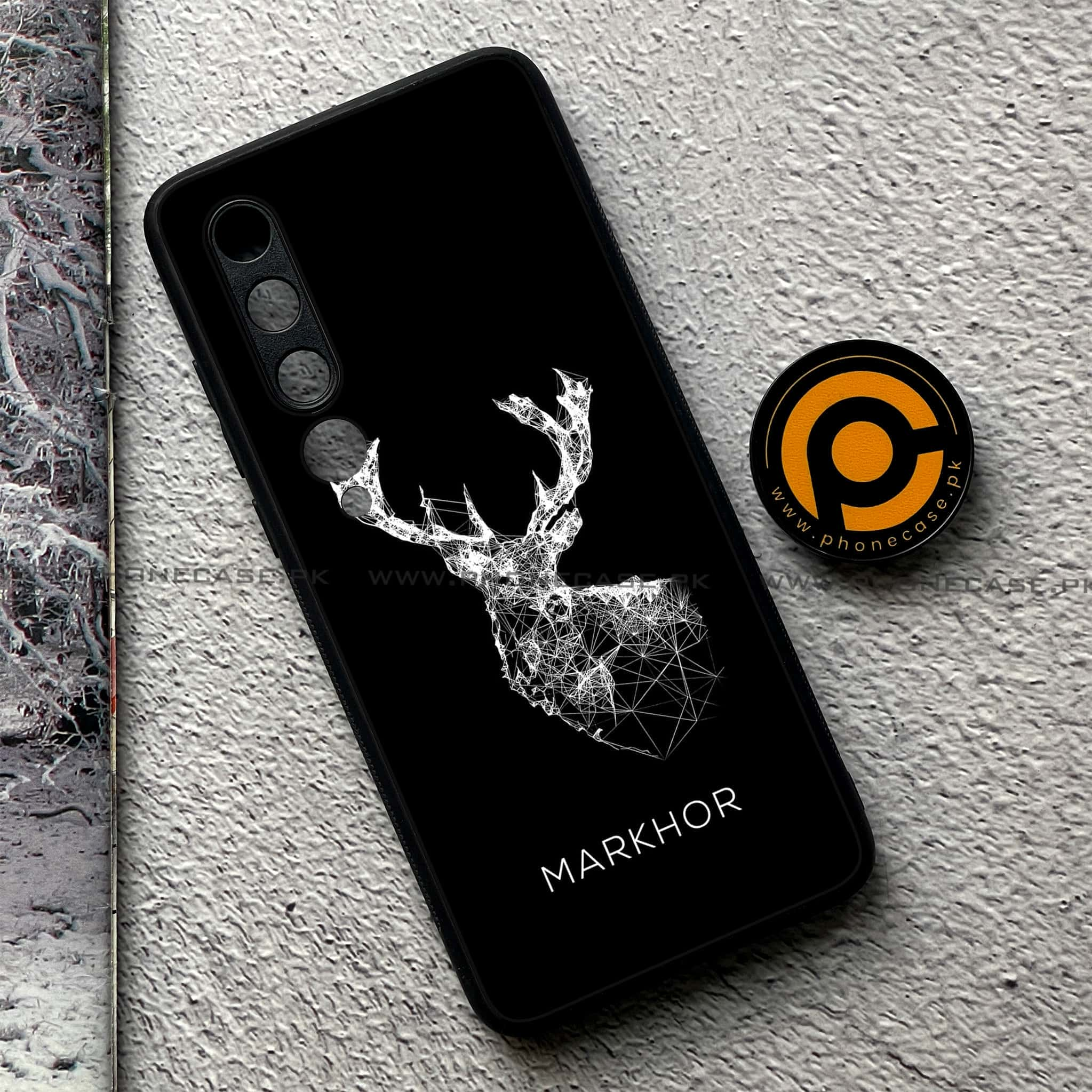 Xiaomi Mi 10 - Markhor Series - Premium Printed Glass soft Bumper shock Proof Case