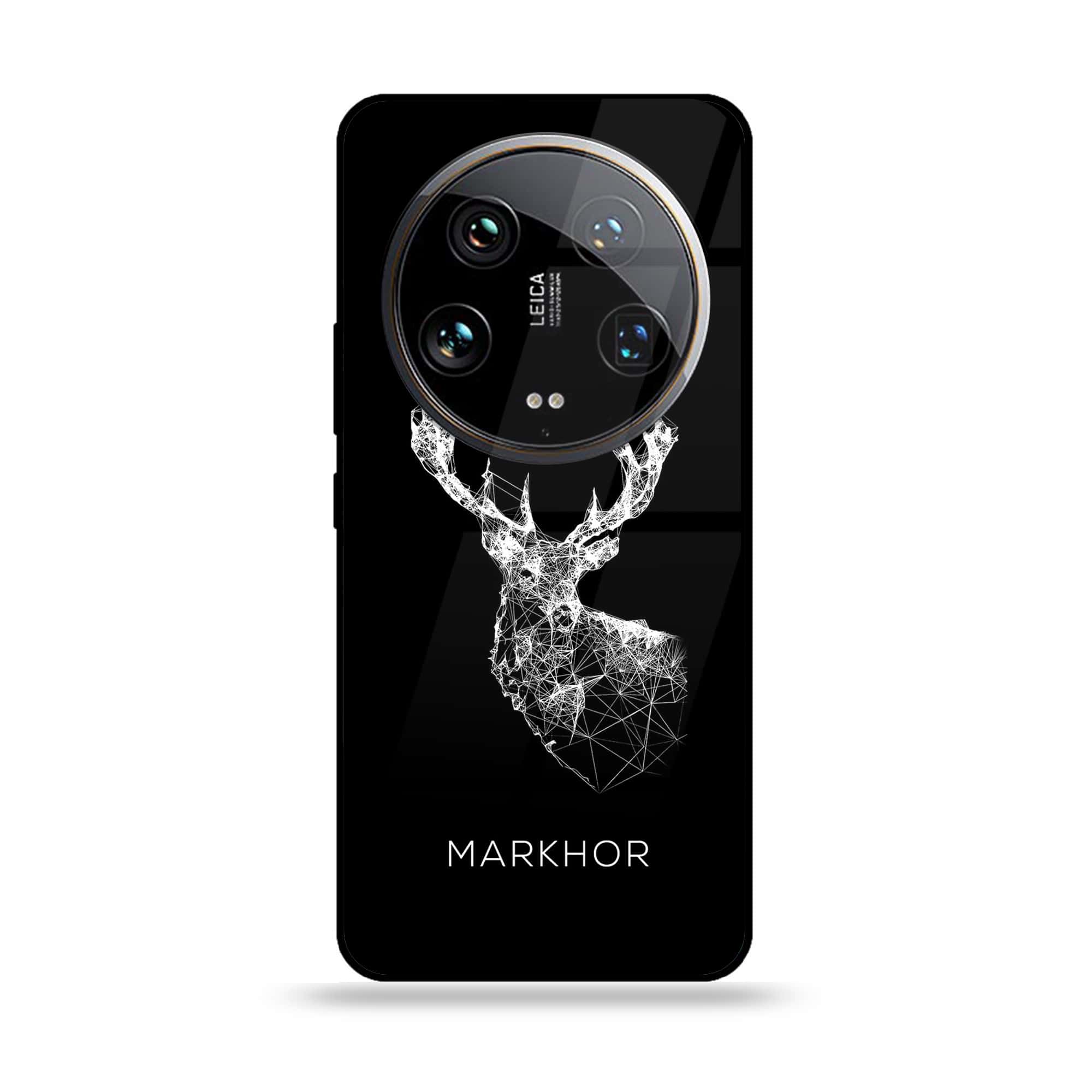 Xiaomi 14 Ultra - Markhor Series - Premium Printed Glass soft Bumper shock Proof Case