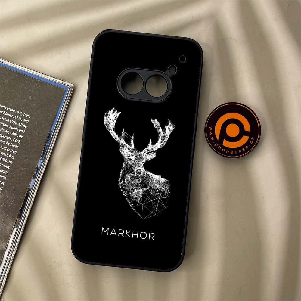 Nothing Phone (2a) - Markhor Series - Premium Metal Printed soft Bumper Shock Proof Case