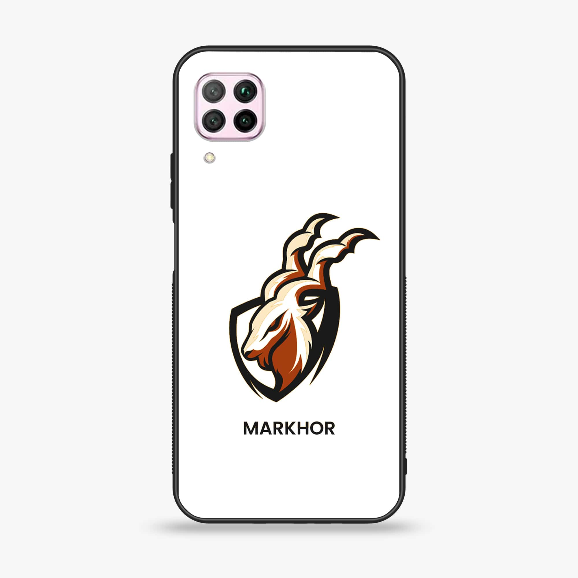 Huawei Nova 7i - Markhor Series - Premium Printed Glass soft Bumper shock Proof Case