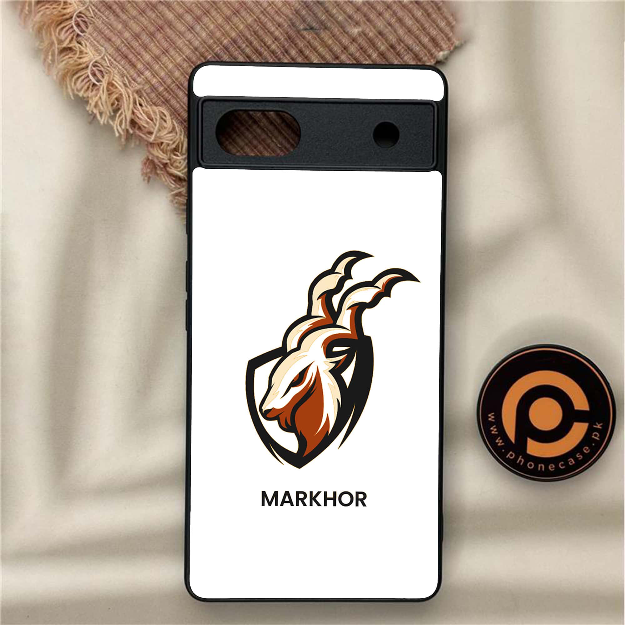 Google Pixel 6A - Markhor Series - Premium Metal Printed soft Bumper Shock Proof Case