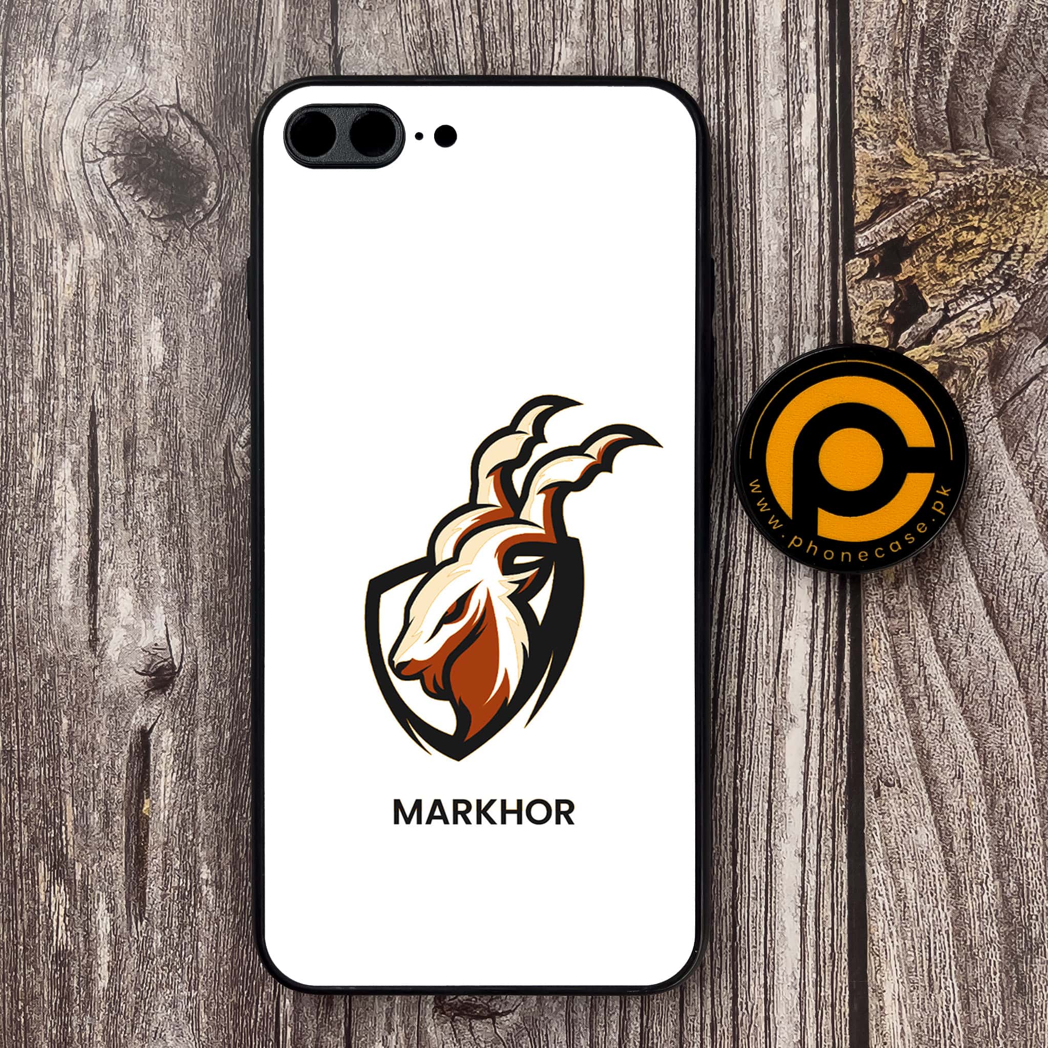 iPhone 7 Plus  - Markhor Series - Premium Metal Printed soft Bumper shock Proof Case