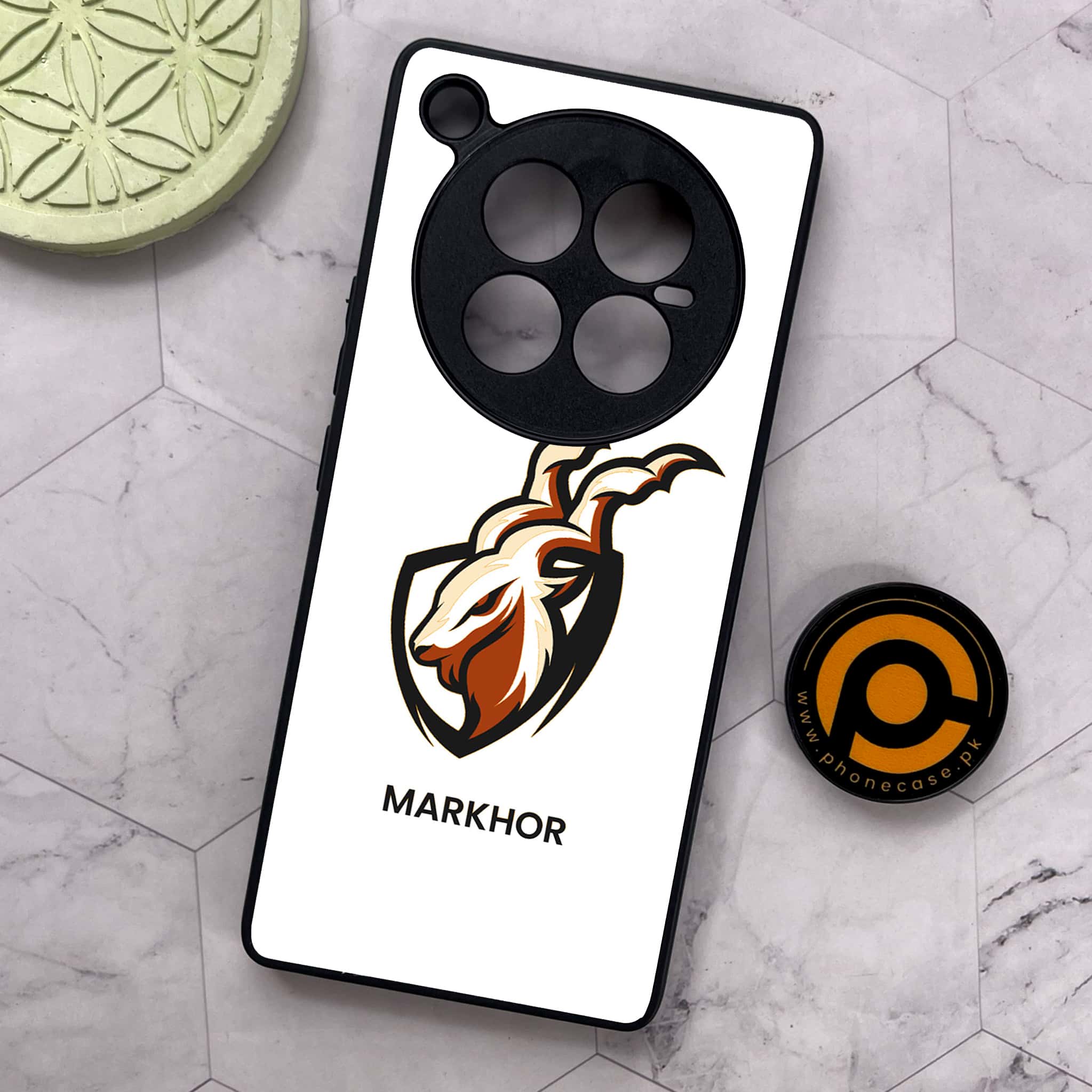 Infinix Zero 40 5G - Markhor Series - Premium Metal Printed soft Bumper shock Proof Case