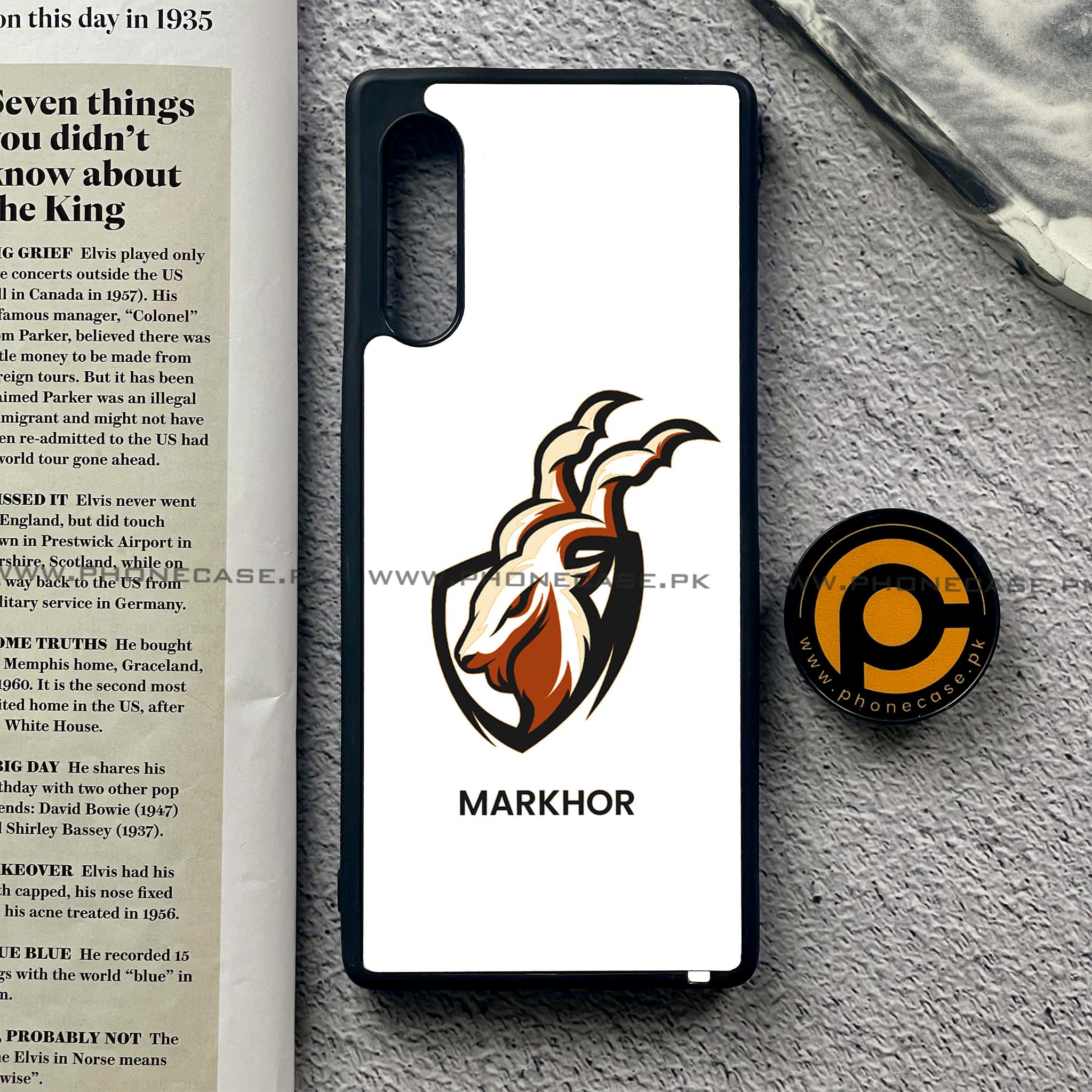 LG Velvet - Markhor Series - Premium Printed Glass soft Bumper shock Proof Case