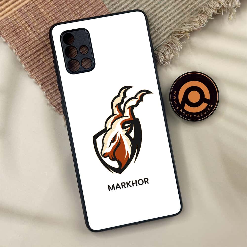 Samsung Galaxy A71 - Markhor Series - Premium Metal Printed soft Bumper shock Proof Case