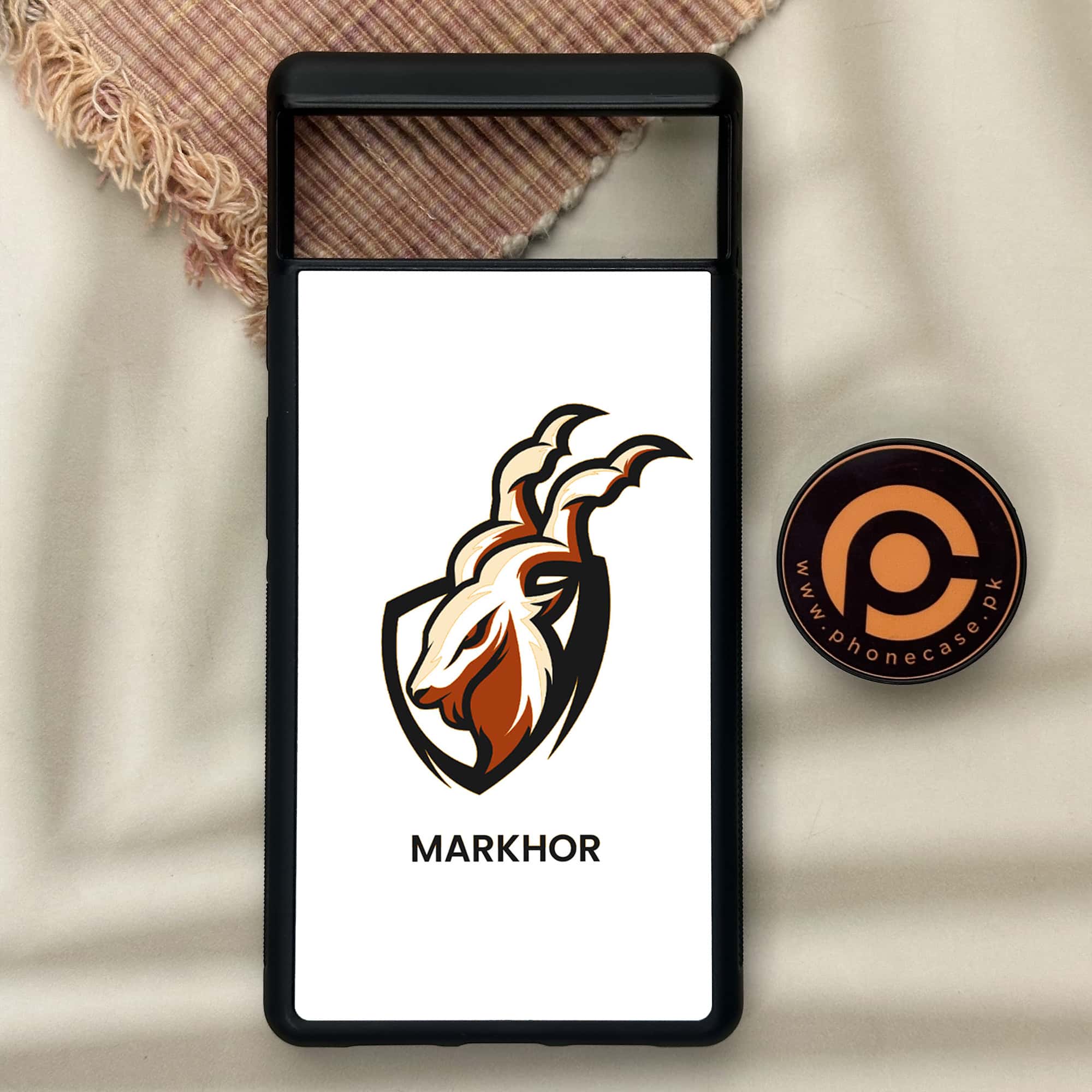 Google Pixel 6 - Markhor Series - Premium Metal Printed soft Bumper Shock Proof Case