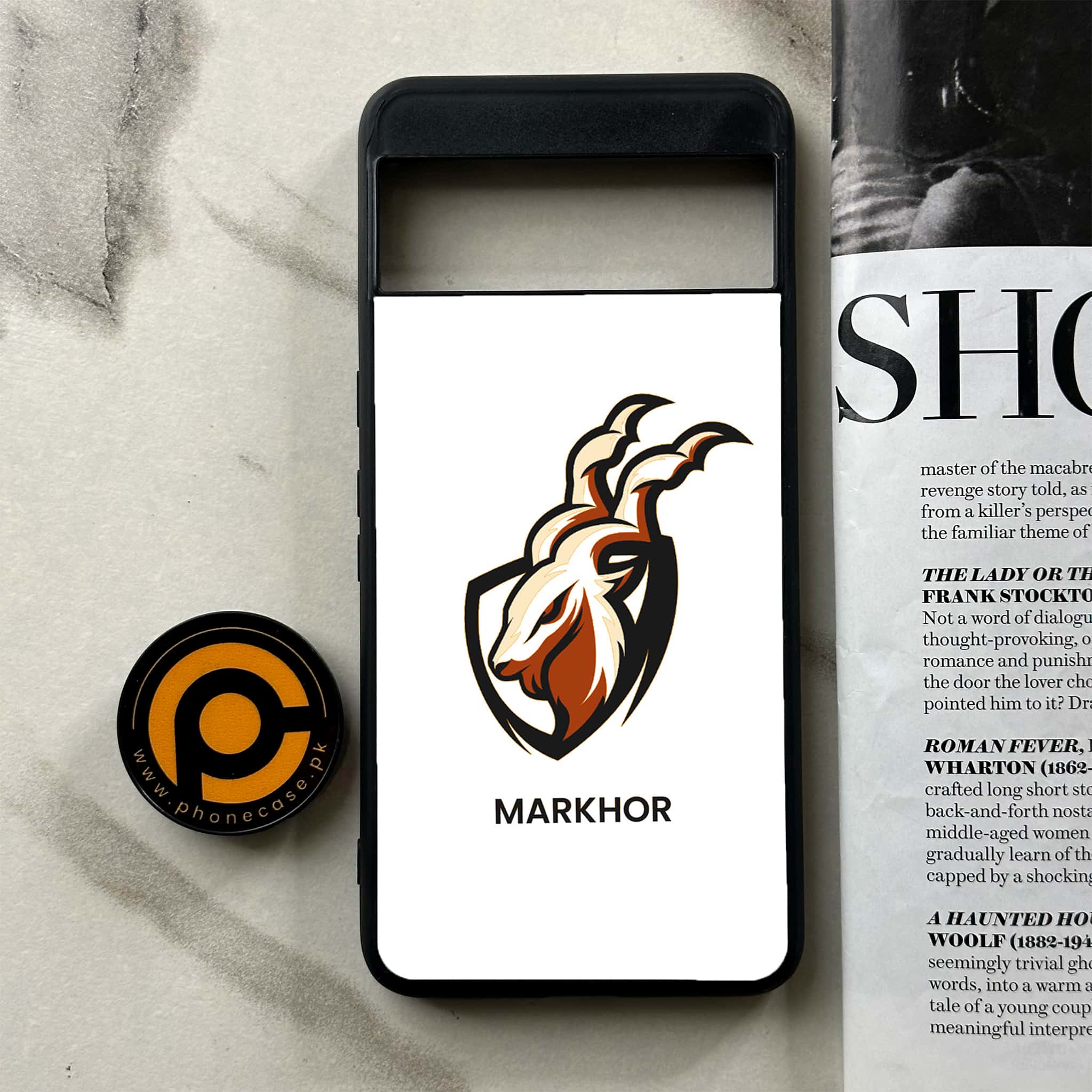 Google Pixel 8a - Markhor Series - Premium Printed soft Bumper Shock Proof Case