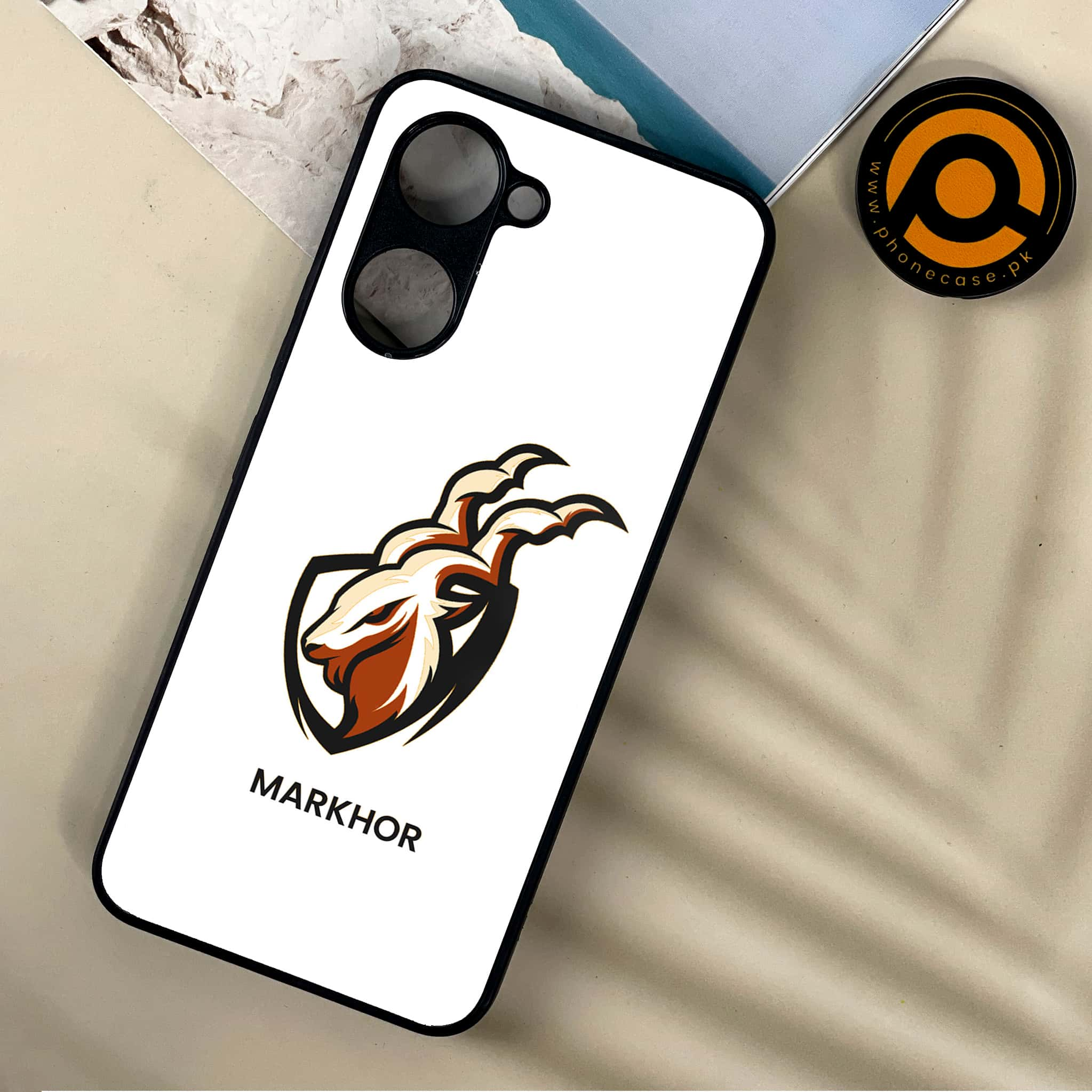 Vivo Y03 - Markhor Series - Premium Printed Metal soft Bumper shock Proof Case