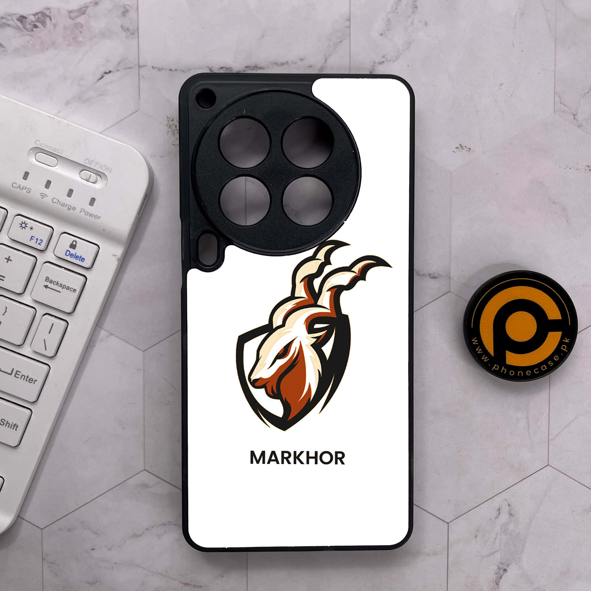 Tecno Camon 30 Premier - Markhor Series - Premium Metal Printed soft Bumper shock Proof Case