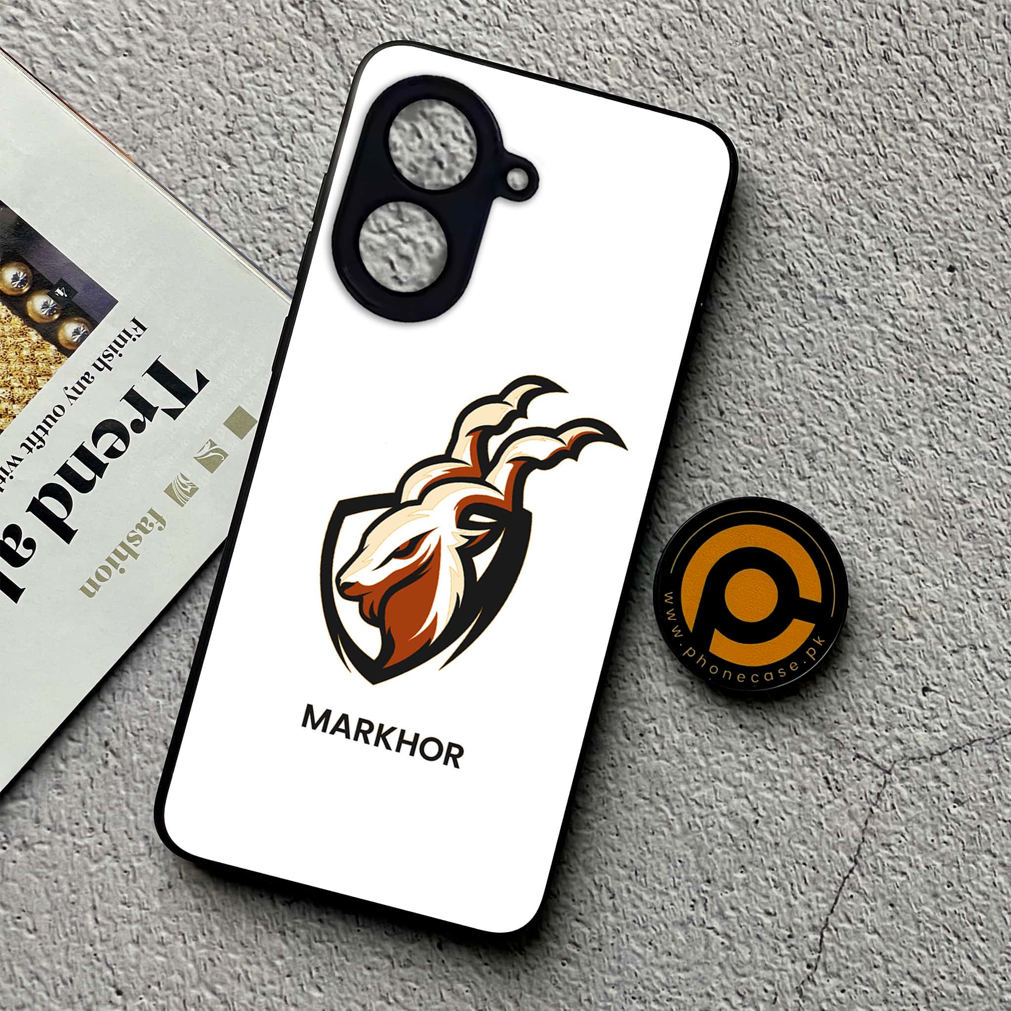 Xiaomi Redmi A5 - Markhor Series - Premium Metal Printed soft Bumper shock Proof Case