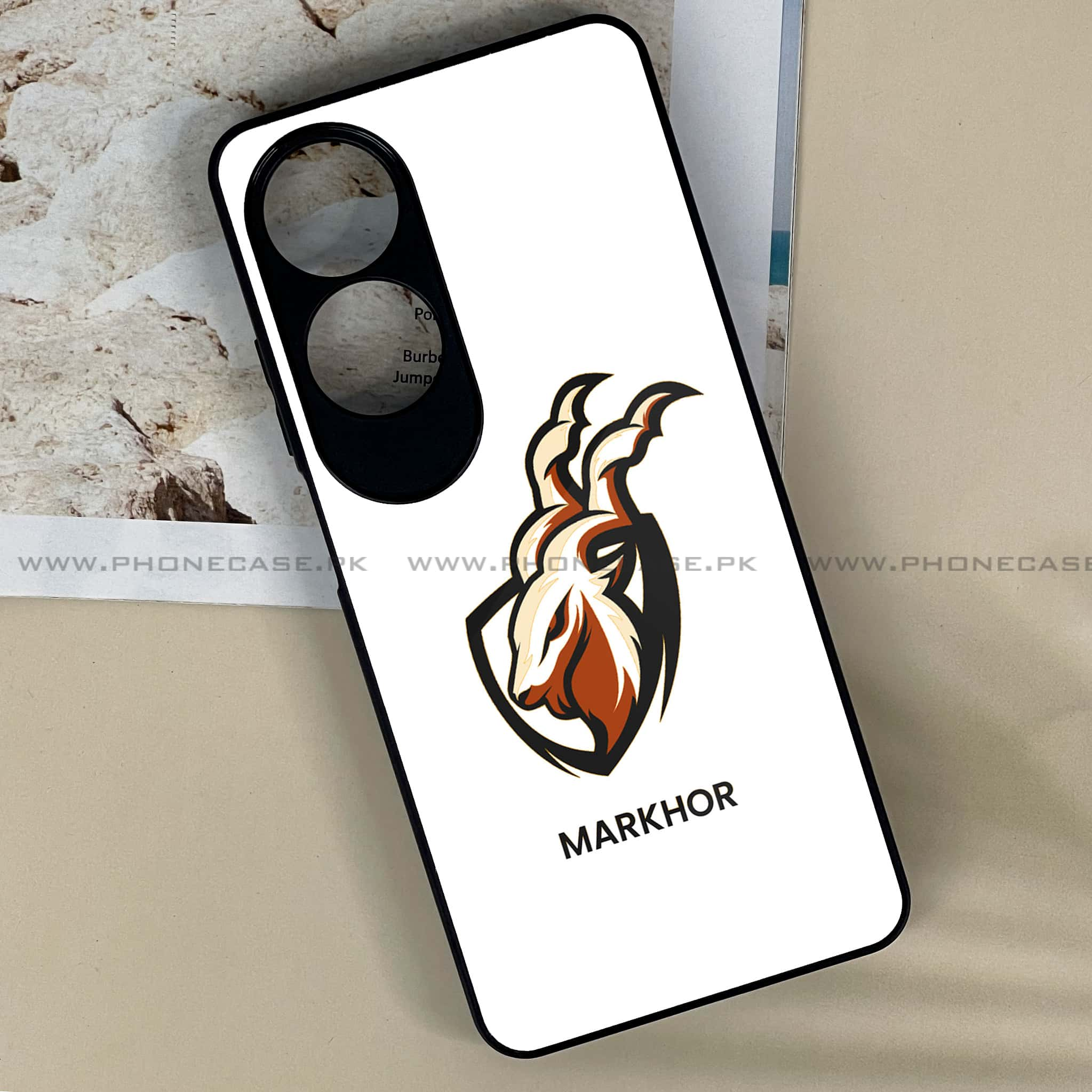 Oppo A60 - Markhor Series - Premium Printed Metal soft Bumper shock Proof Case