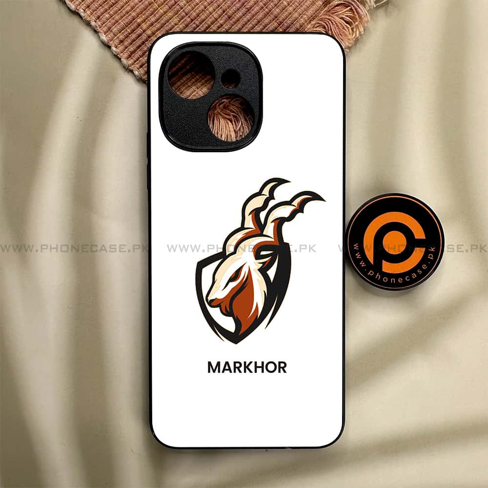 Tecno Spark 40C - Markhor Series - Premium Metal Printed soft Bumper shock Proof Case
