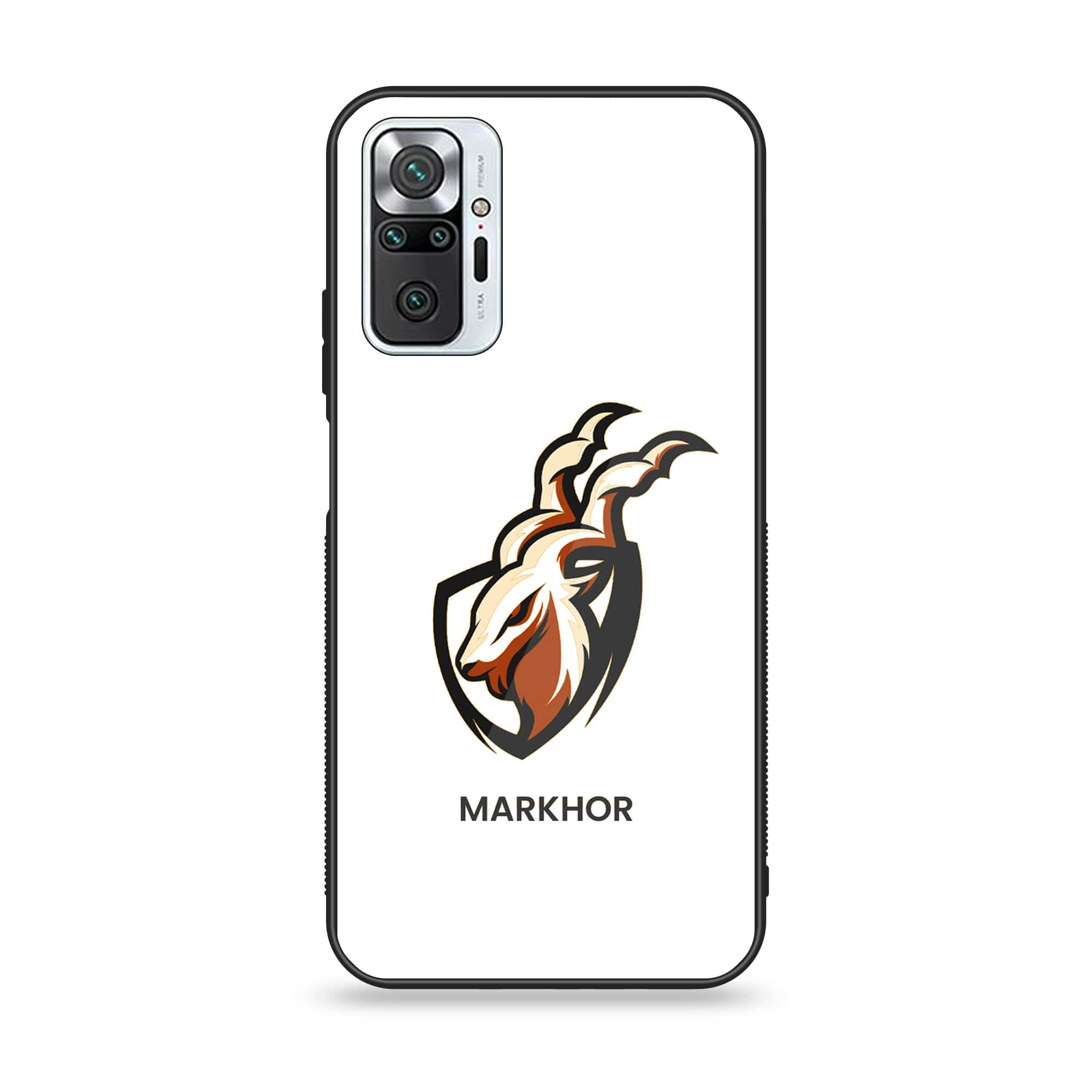 Xiaomi Redmi Note 10 Pro - Markhor Series - Premium Printed Glass soft Bumper shock Proof Case