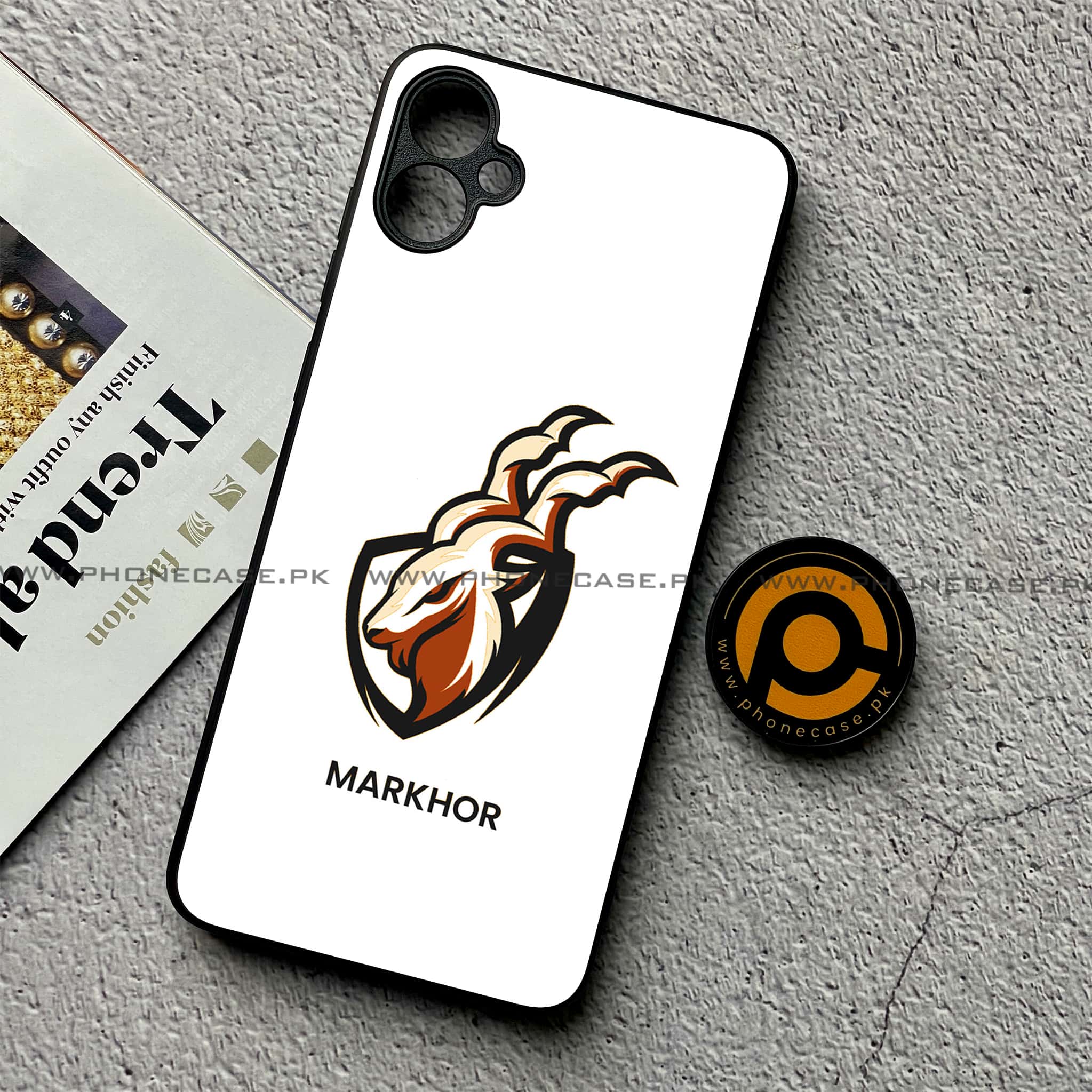 Samsung Galaxy A05 - Markhor Series - Premium Metal Printed soft Bumper shock Proof Case