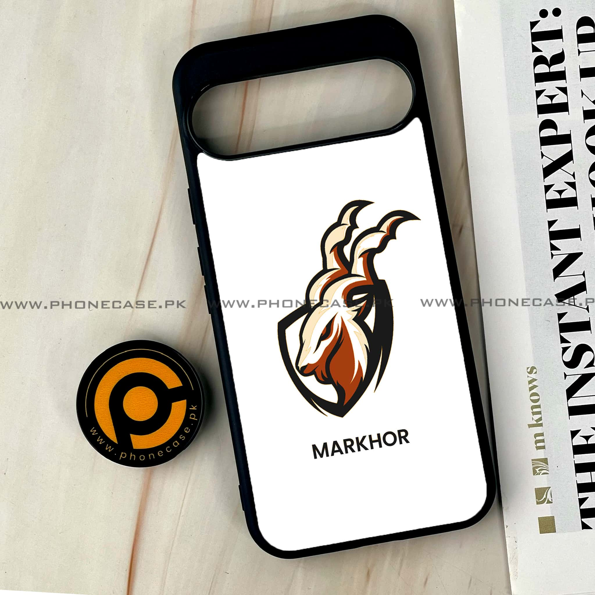 Google Pixel 9 Pro XL - Markhor Series - Premium Printed Glass soft Bumper shock Proof Case