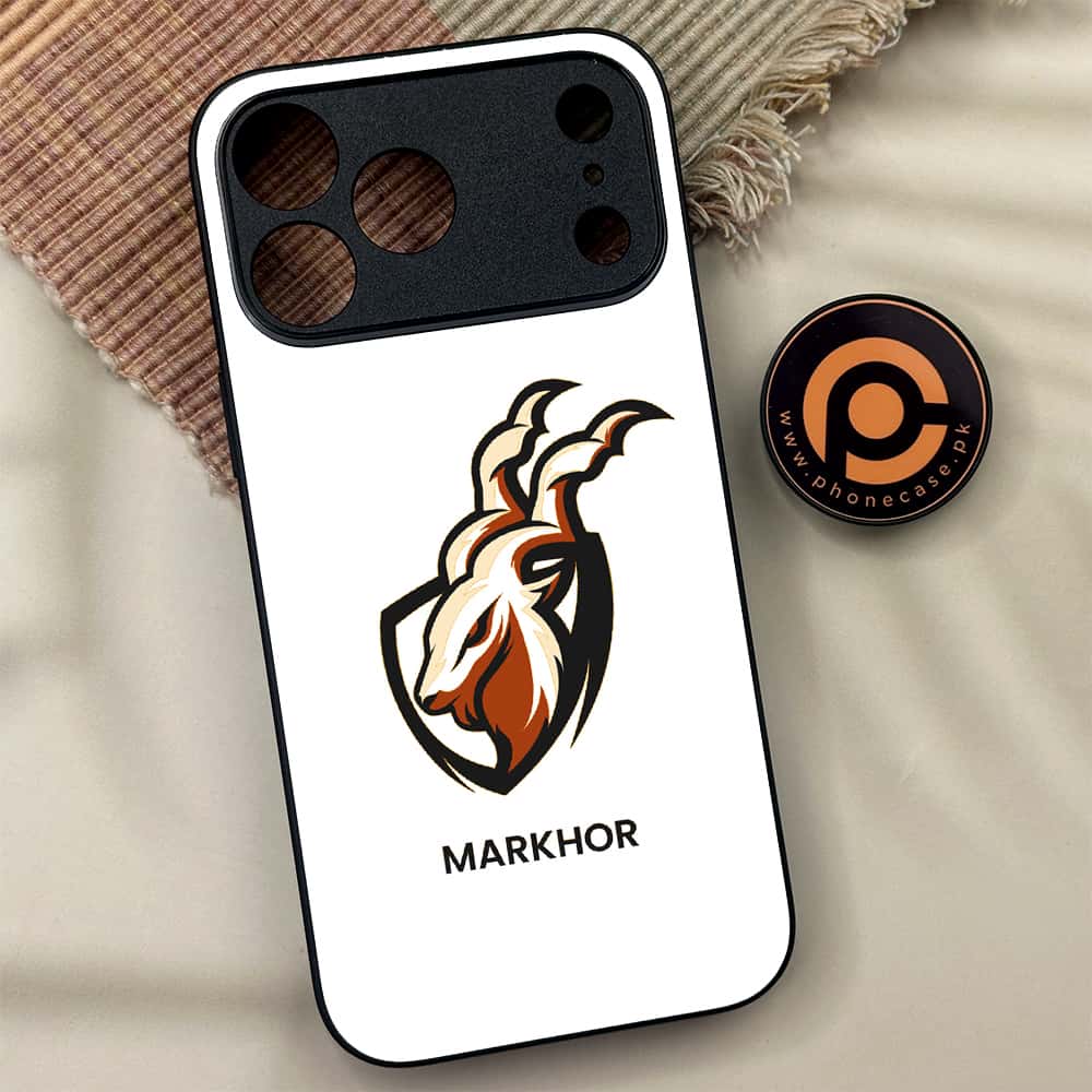 iPhone 17 Pro Max - Markhor Series - Premium Metal Printed soft Bumper shock Proof Case