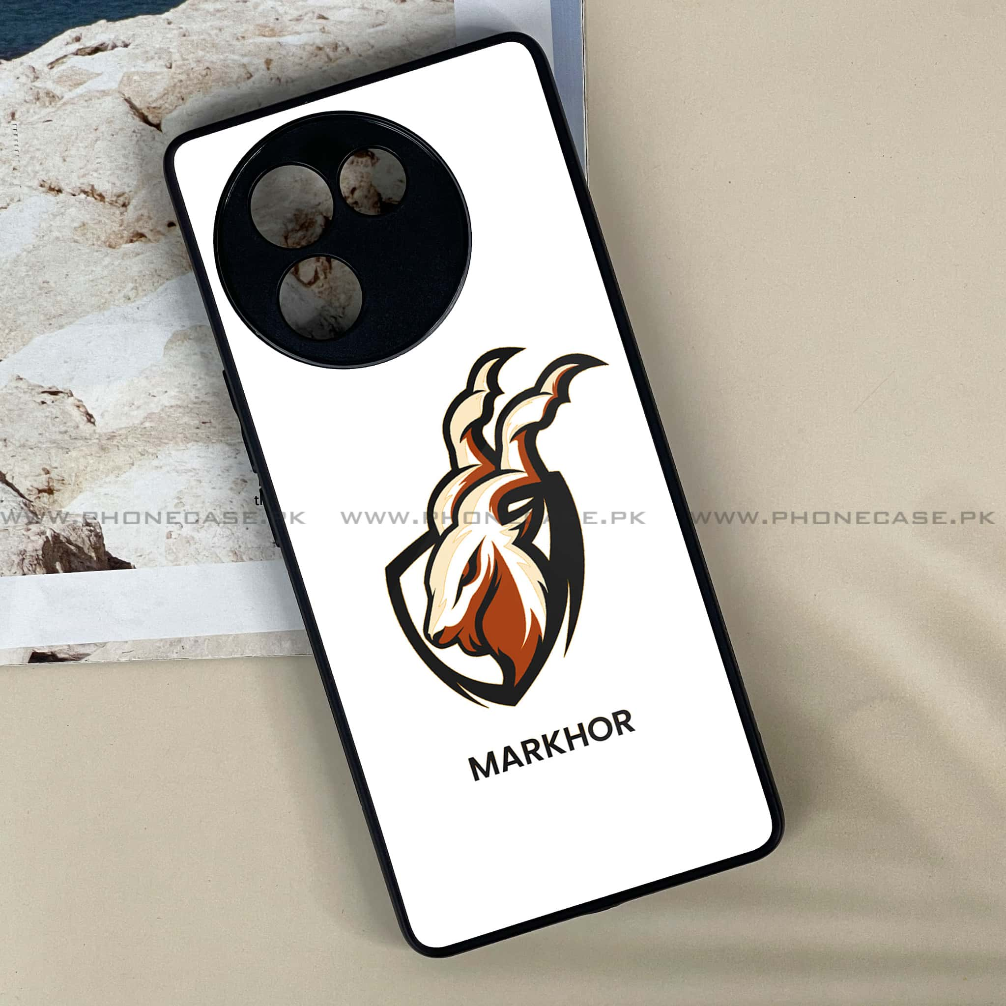 Vivo V30E - Markhor Series - Premium Printed Metal soft Bumper shock Proof Case