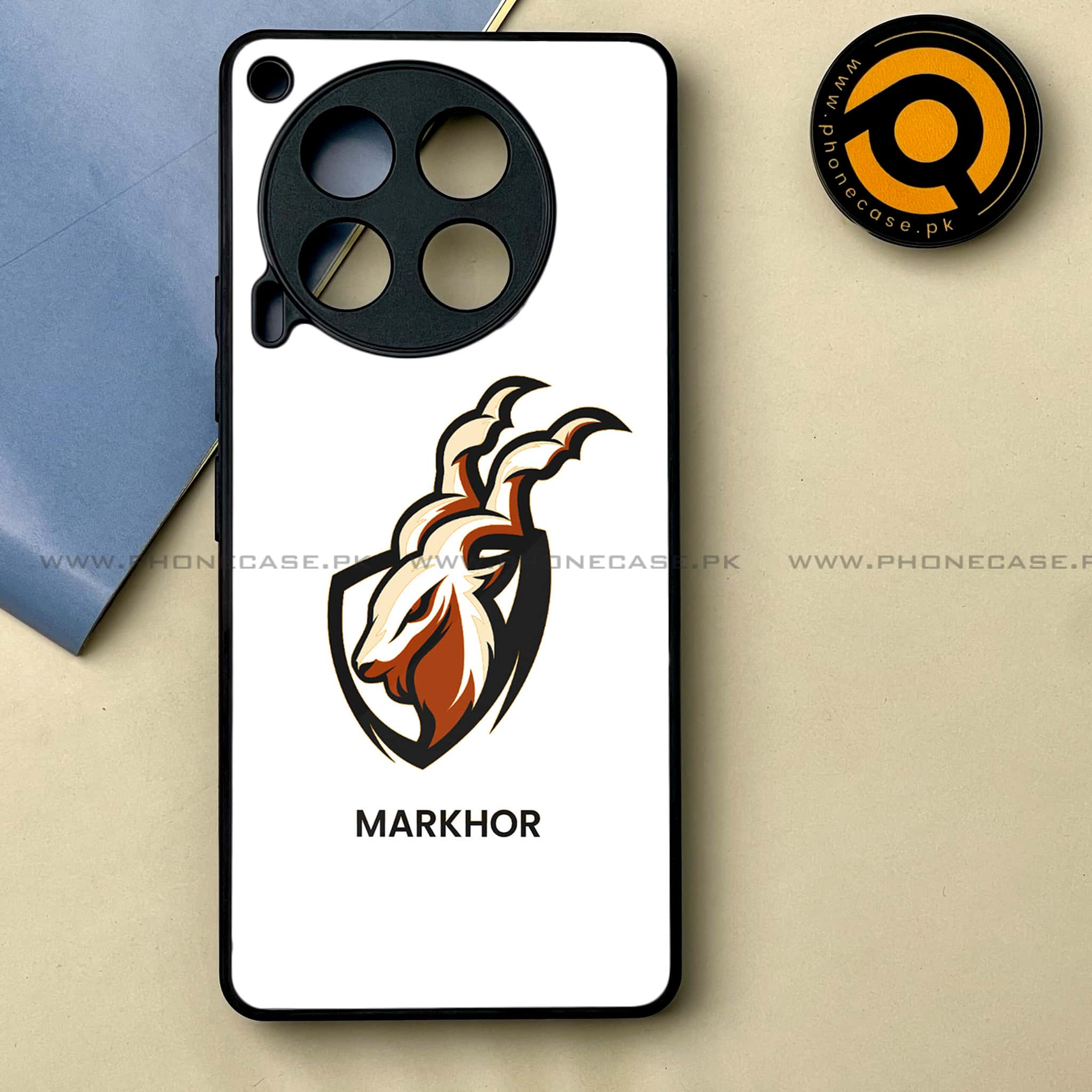 Tecno Camon 30 - Markhor Series -  Premium Printed Metal soft Bumper shock Proof Case