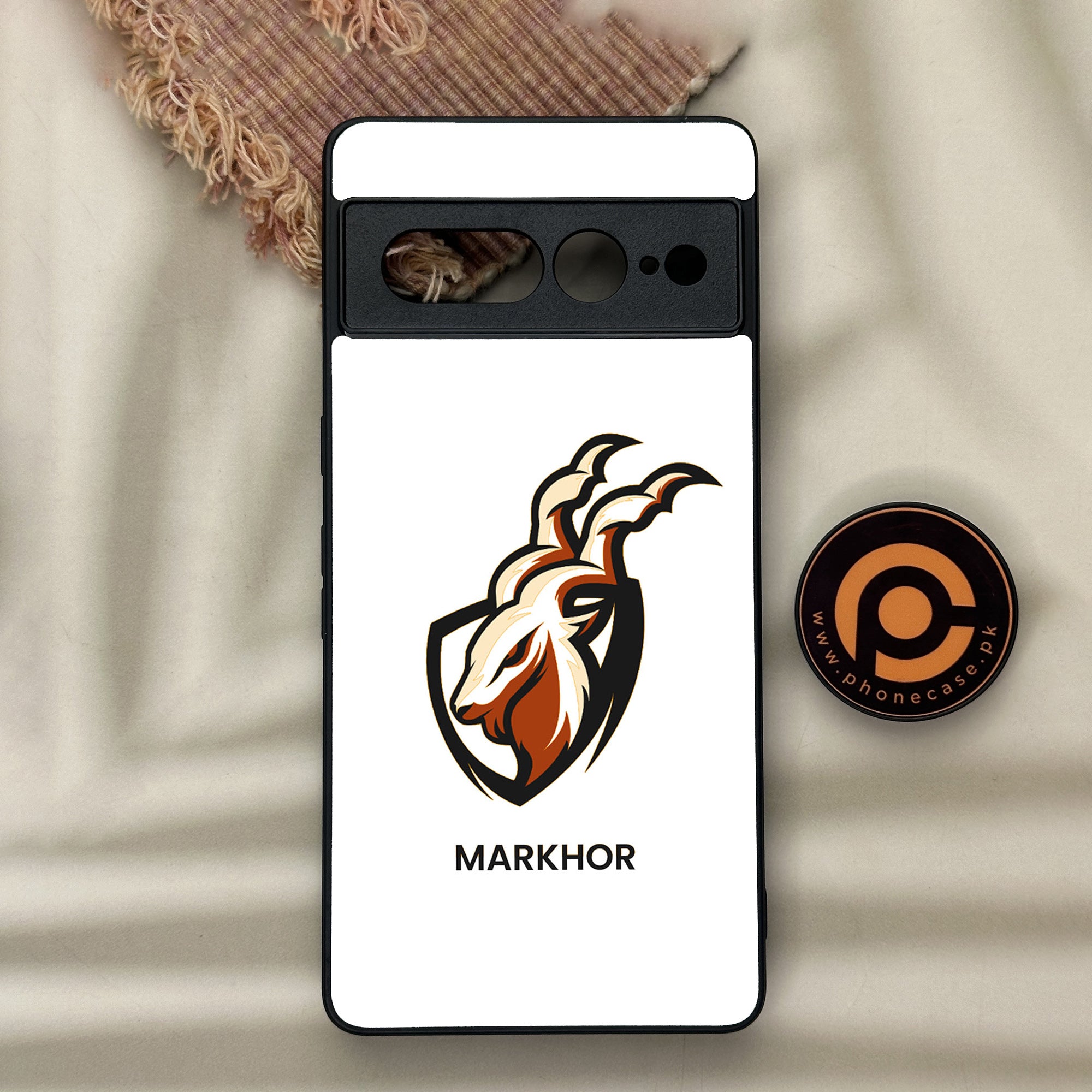 Google Pixel 7 Pro - Markhor Series - Premium Metal Printed soft Bumper Shock Proof Case