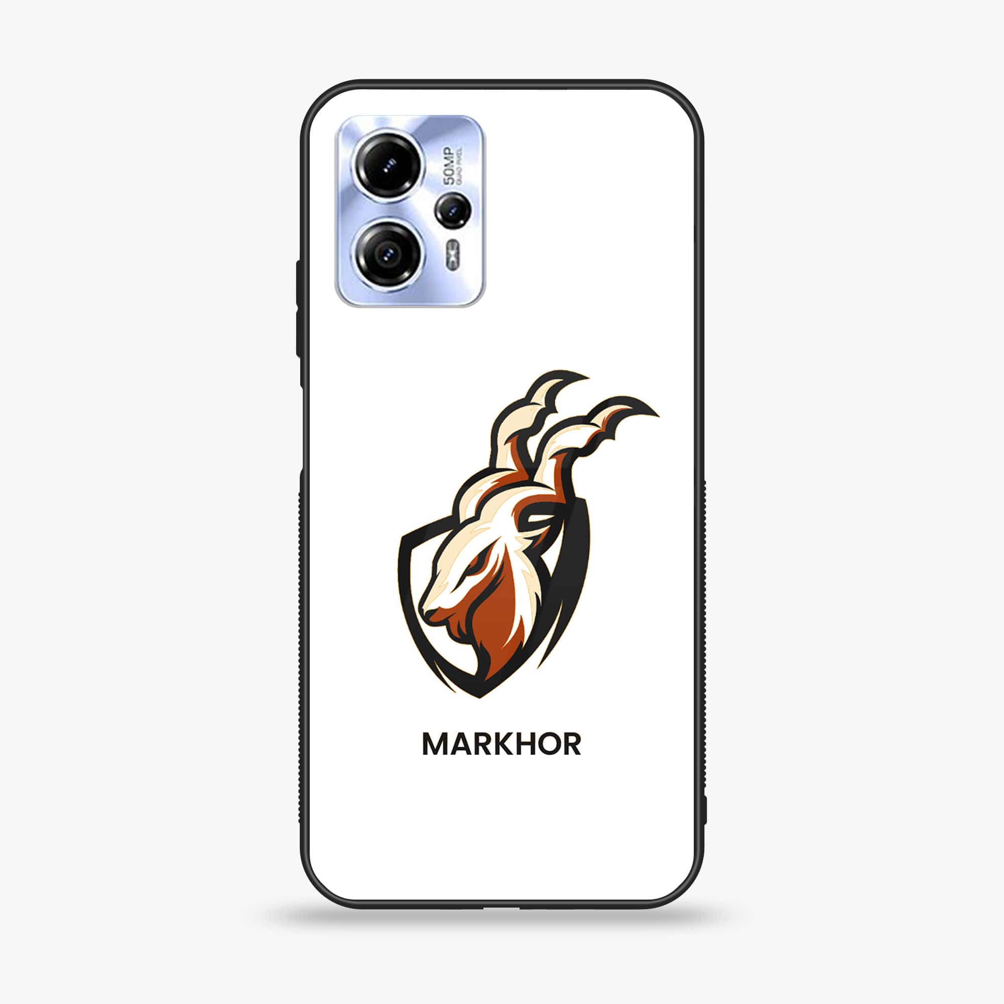 Motorola Moto G13 - Markhor Series - Premium Printed Glass soft Bumper shock Proof Case