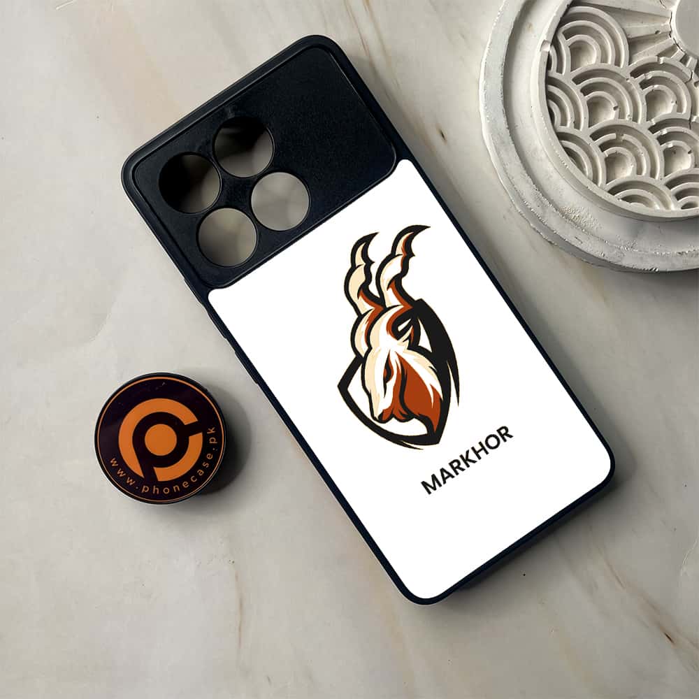 Xiaomi Poco F6 Pro - Markhor Series - Premium Metal Printed soft Bumper shock Proof Case