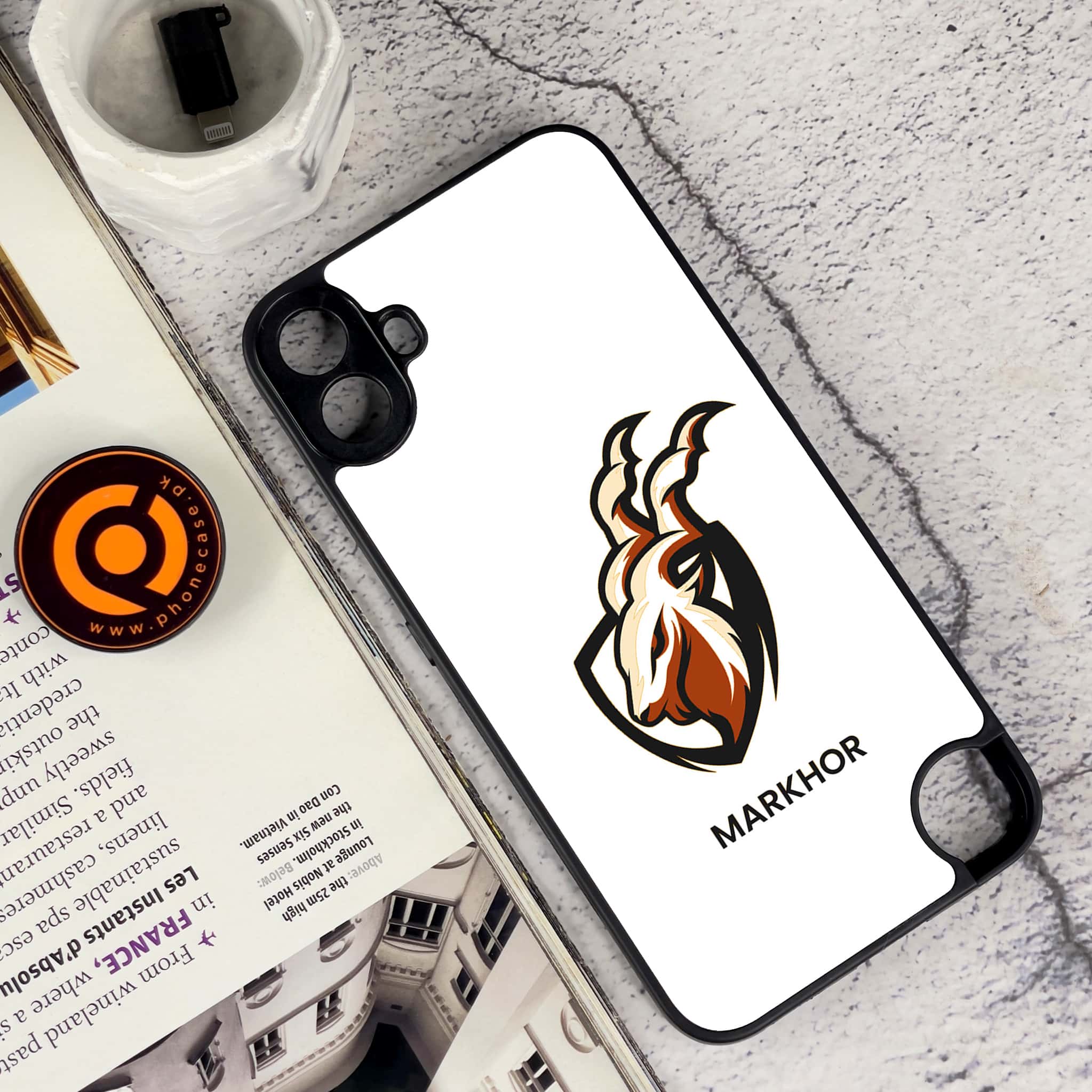 Nothing CMF Phone 1 - Markhor Series - Premium Metal Printed soft Bumper Shock Proof Case