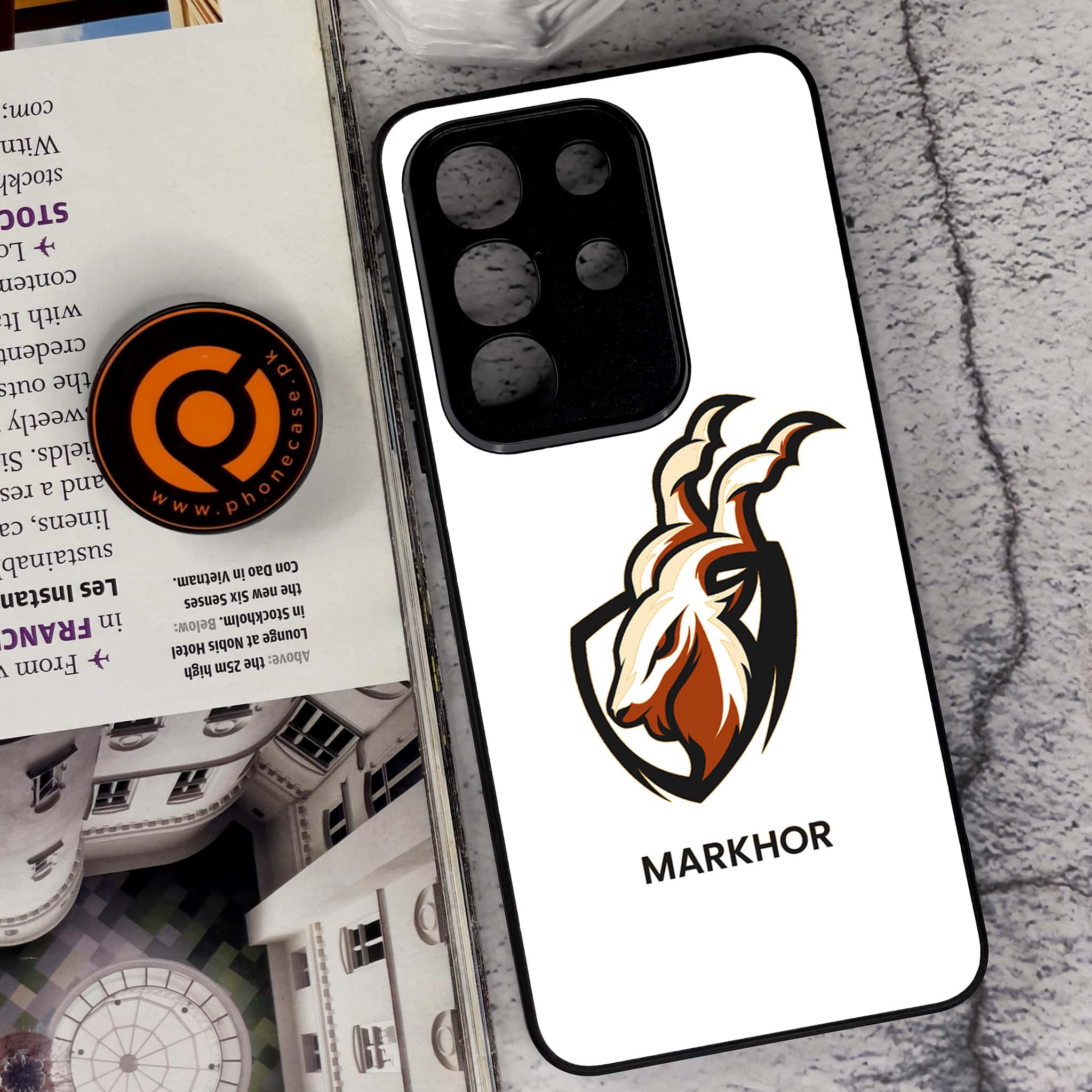 Vivo Y29 4G - Markhor Series - Premium Metal Printed soft Bumper Shock Proof Case