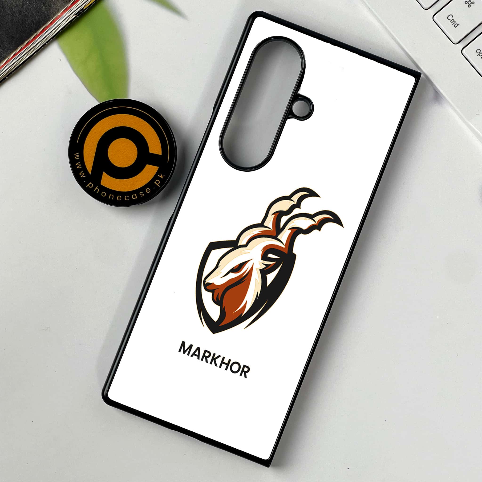 Samsung Galaxy Z Fold 7 - Markhor Series - Premium Metal Printed soft Bumper shock Proof Case