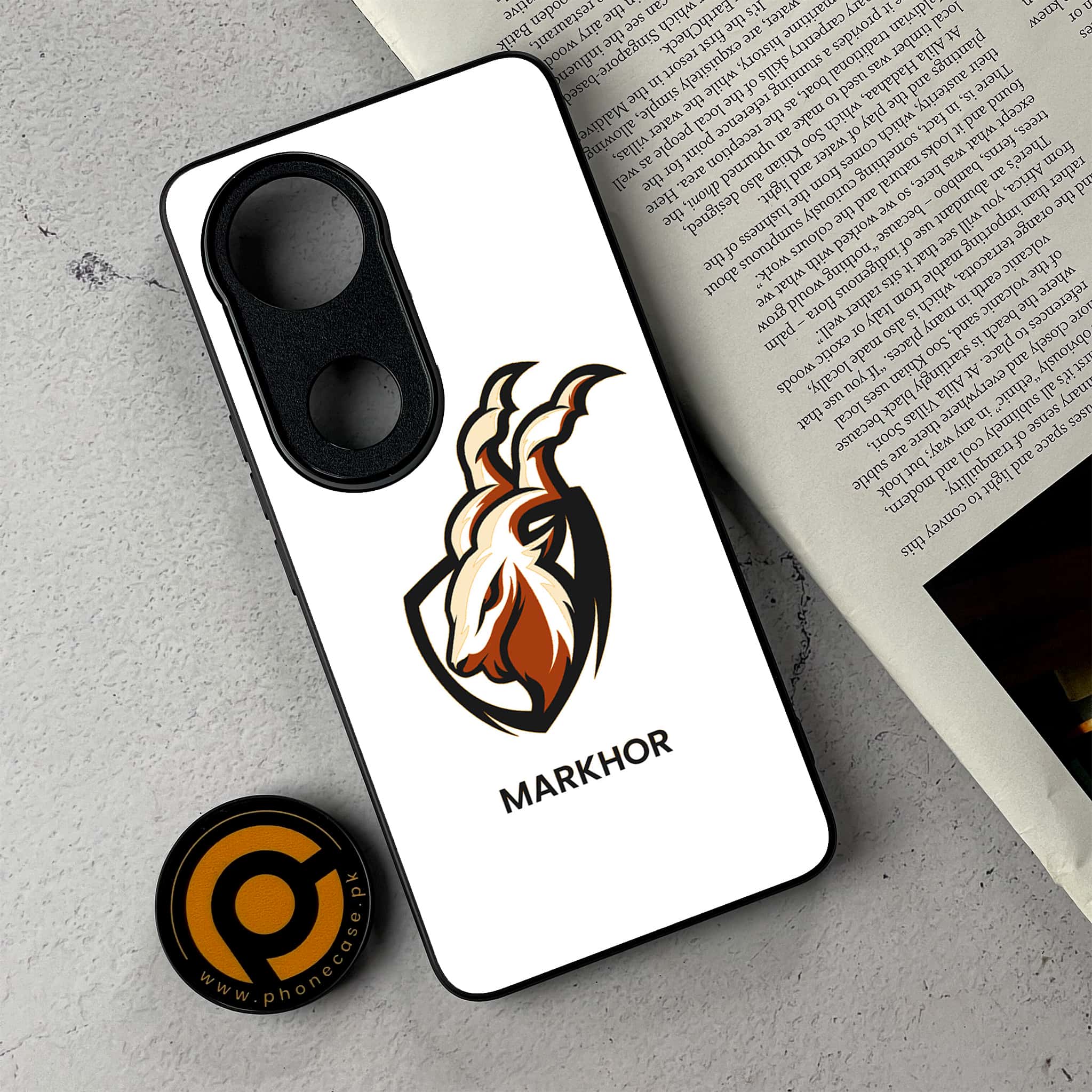 Vivo V50 - Markhor Series - Premium Metal Printed Soft Bumper Shockproof Case