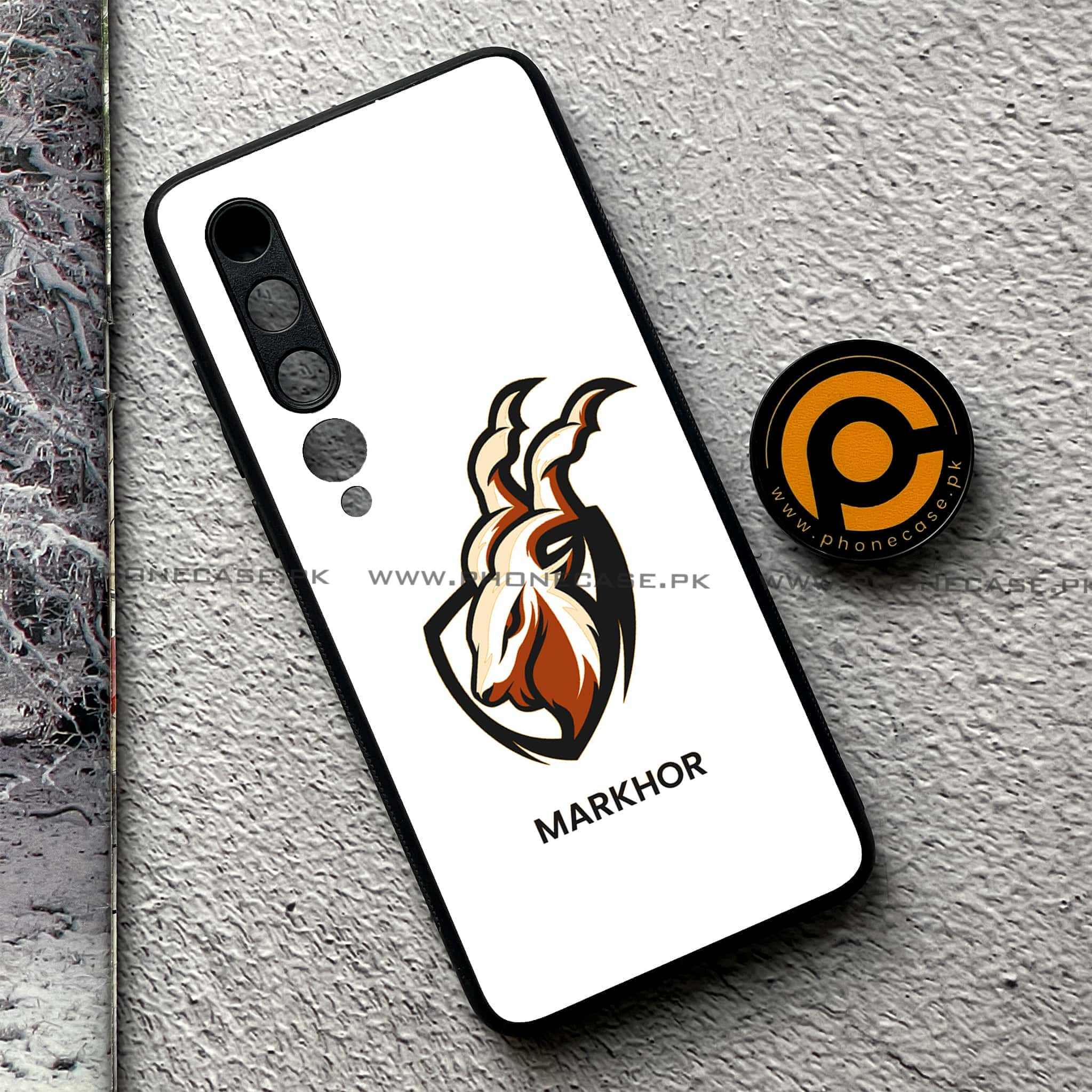 Xiaomi Mi 10 - Markhor Series - Premium Printed Glass soft Bumper shock Proof Case