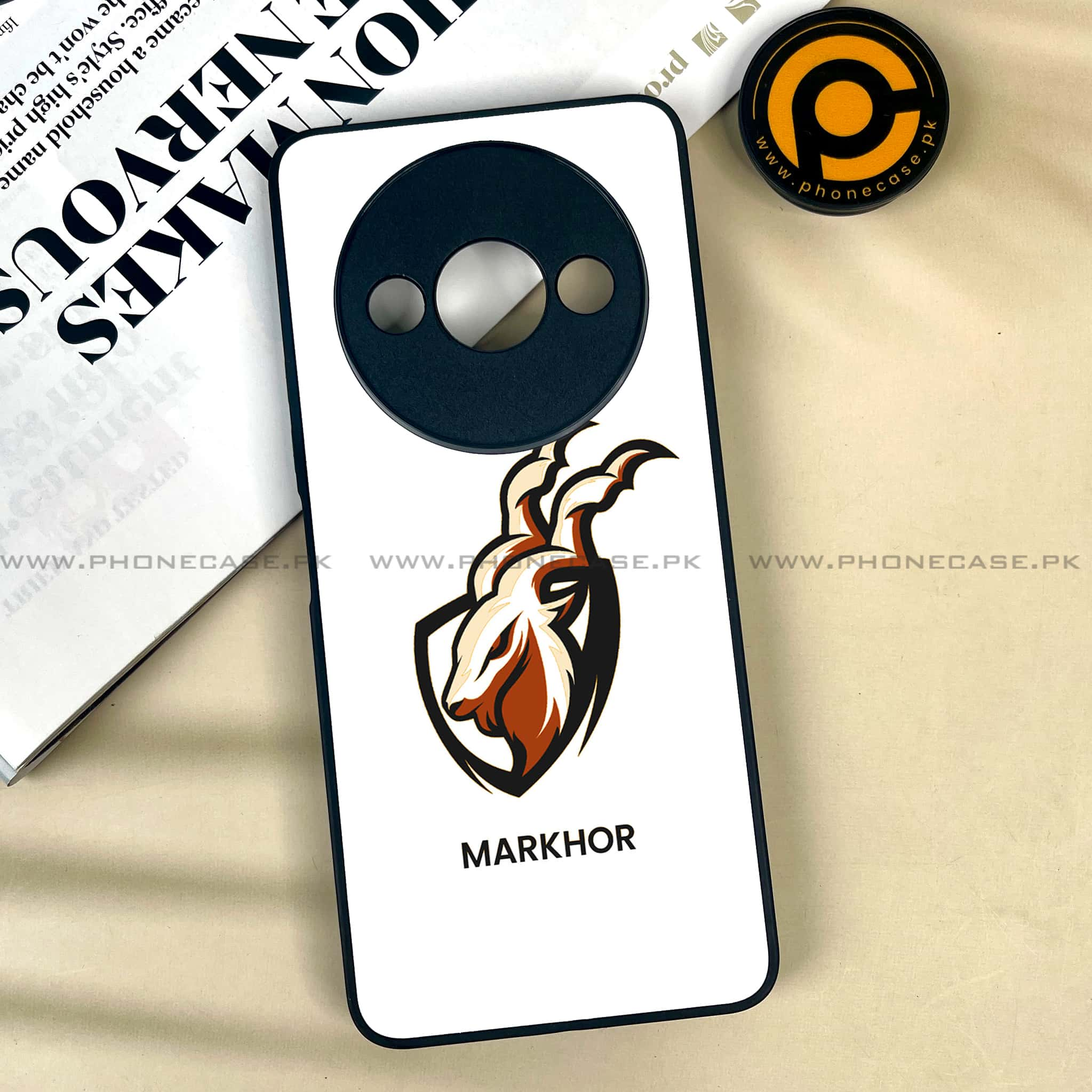 Xiaomi Redmi A3x - Markhor Series - Premium Printed Metal soft Bumper shock Proof Case