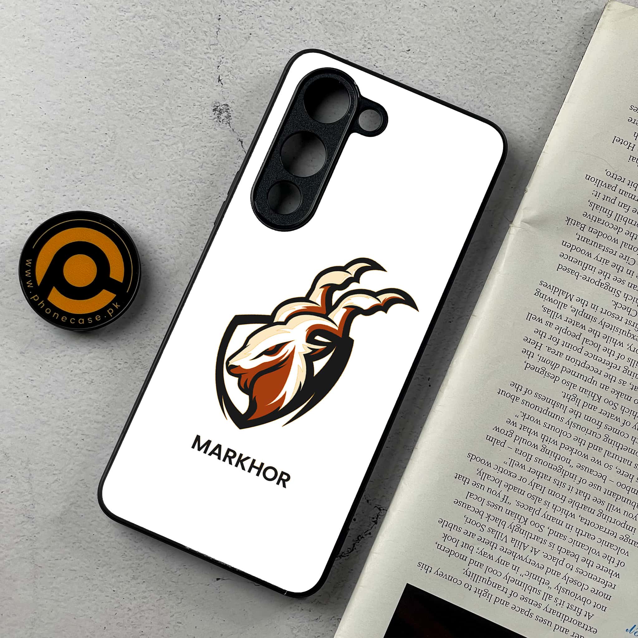 Vivo Y04 - Markhor Series - Premium Metal Printed Soft Bumper Shockproof Case