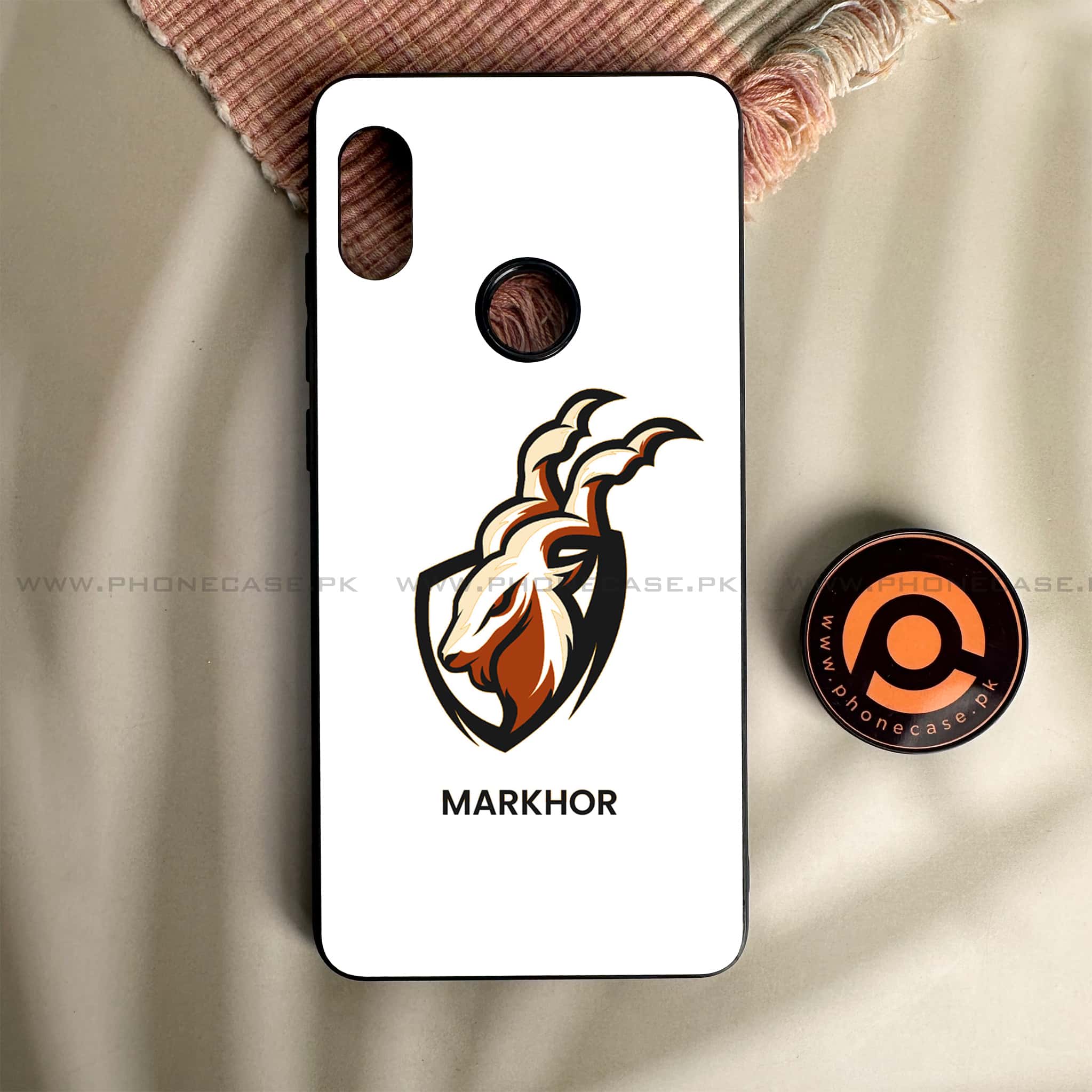 Redmi Note 5/Note 5 Pro - Markhor Series - Premium Metal Printed soft Bumper shock Proof Case