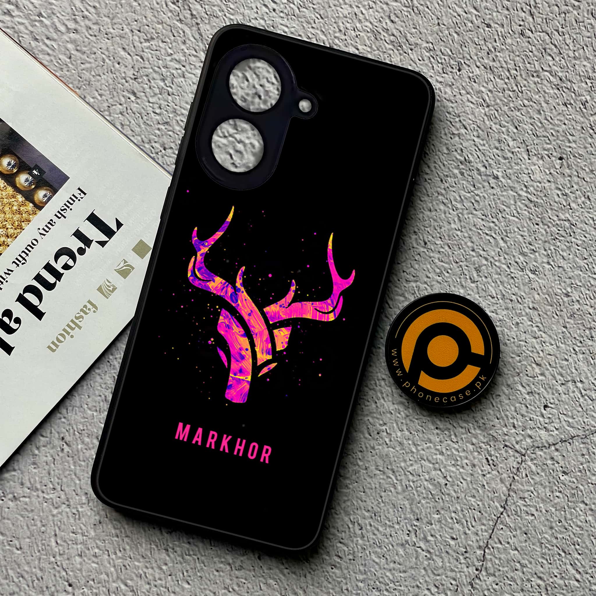 Xiaomi Redmi A5 - Markhor Series - Premium Metal Printed soft Bumper shock Proof Case