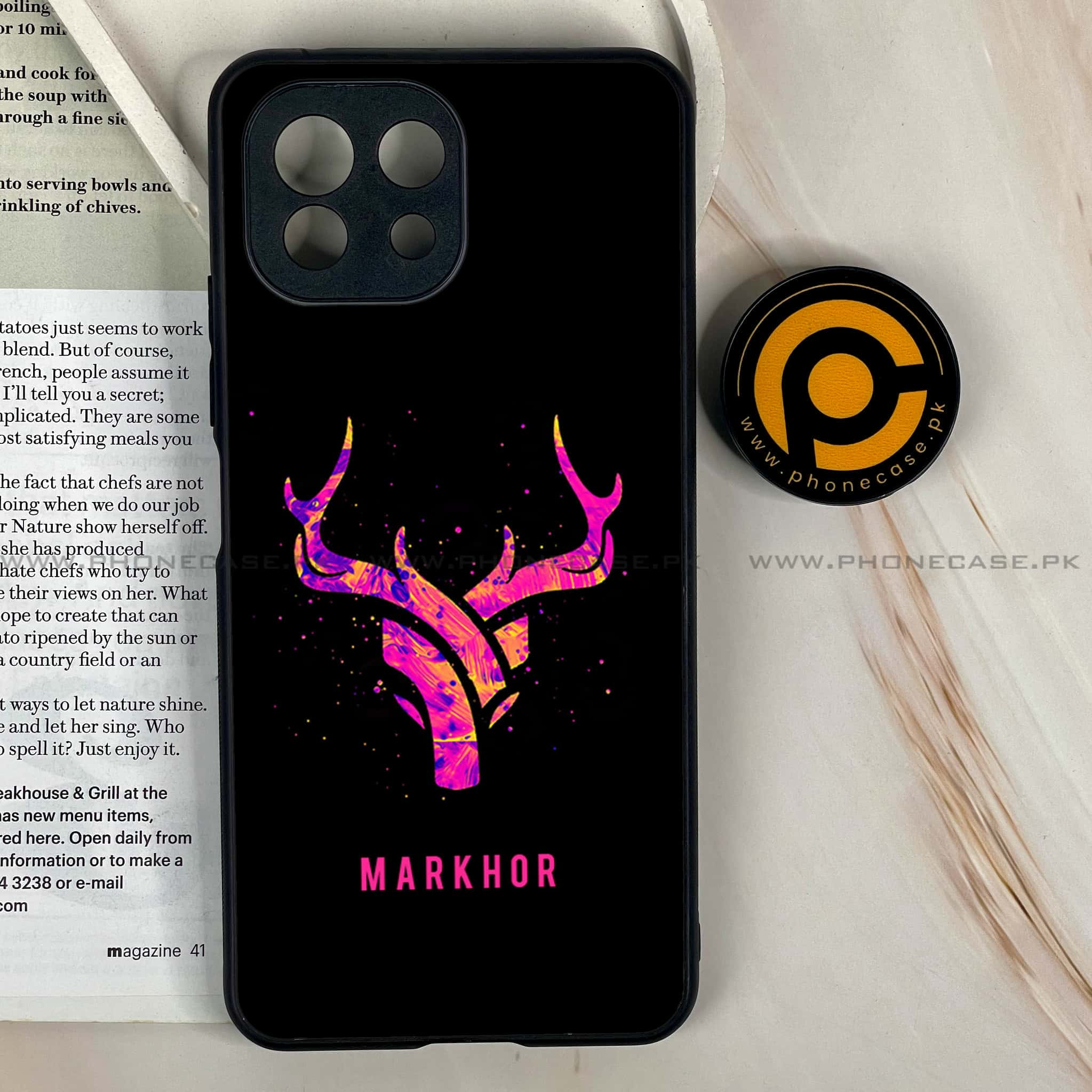 Xiaomi Mi 11 Lite - Markhor  Series - Premium Printed Glass soft Bumper shock Proof Case