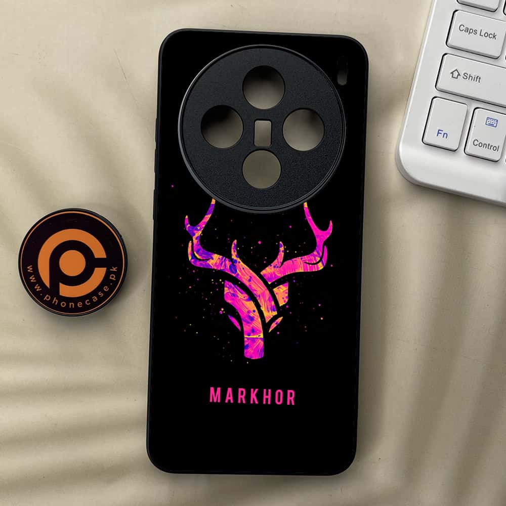 Vivo X200 - Markhor Series - Premium Metal  Printed soft Bumper shock Proof Case