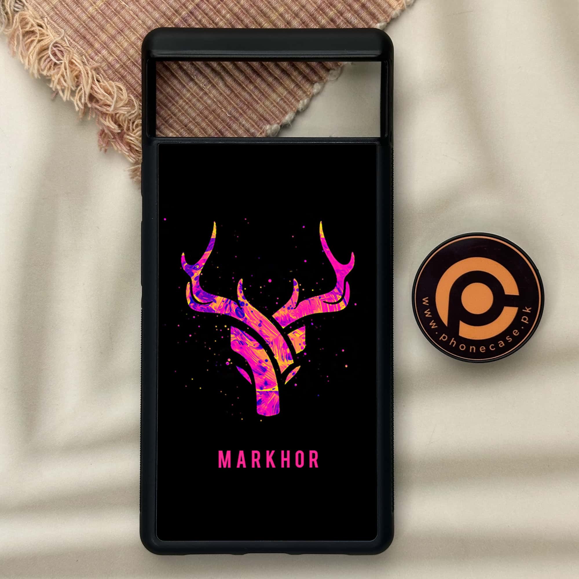 Google Pixel 6 - Markhor Series - Premium Metal Printed soft Bumper Shock Proof Case