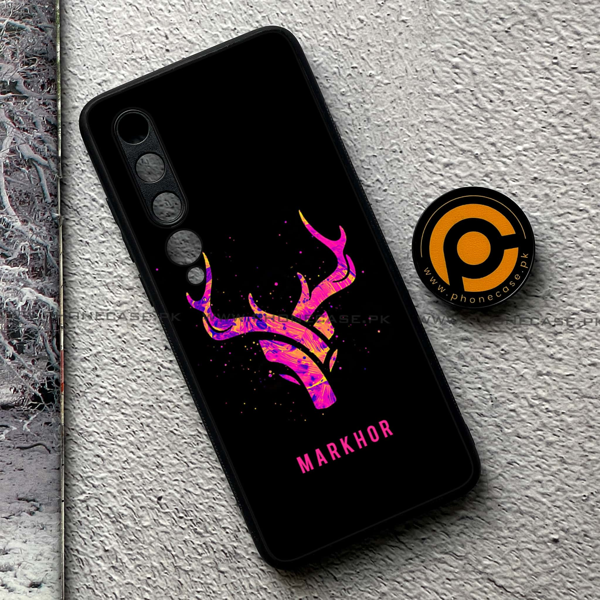 Xiaomi Mi 10 - Markhor Series - Premium Printed Glass soft Bumper shock Proof Case