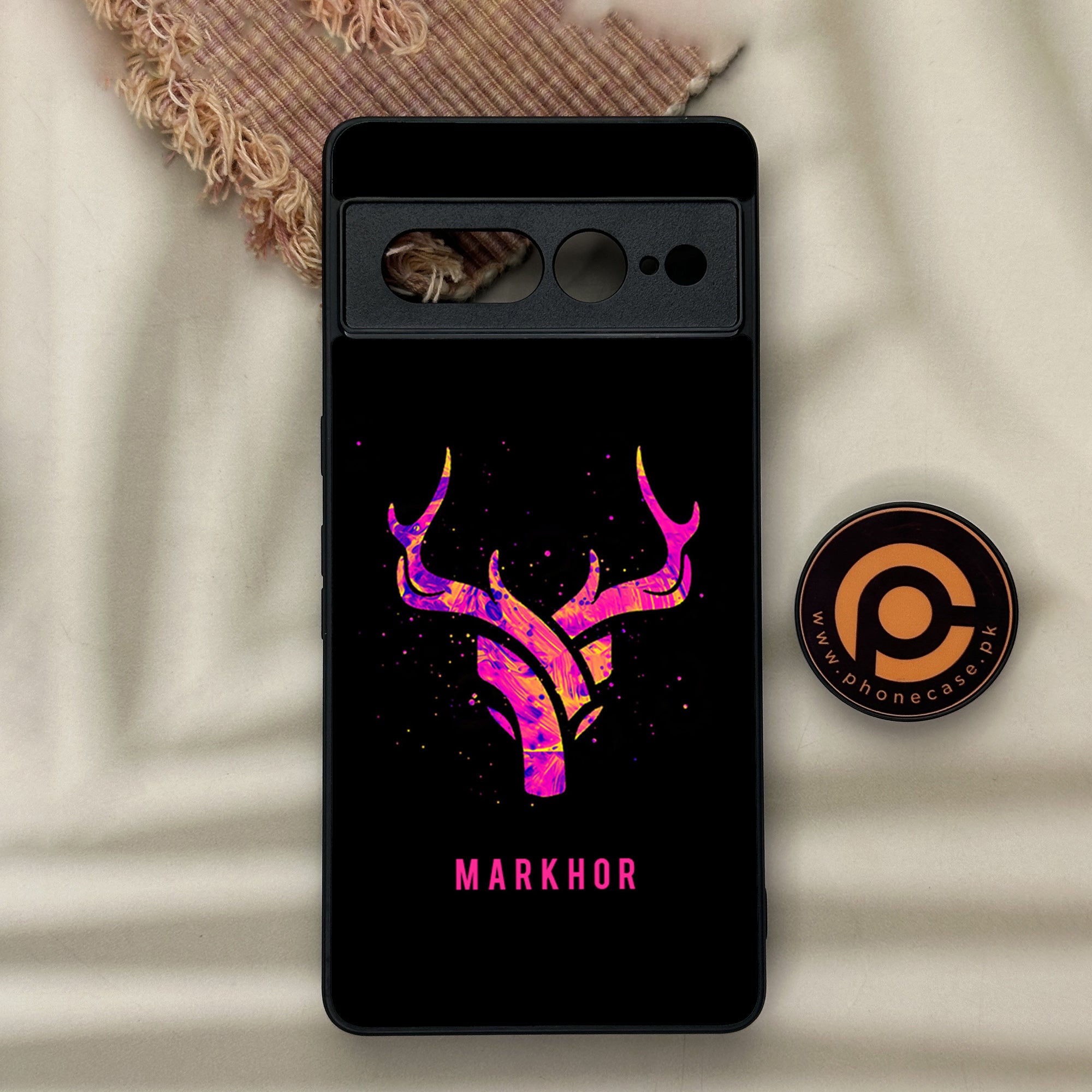 Google Pixel 7 Pro - Markhor Series - Premium Metal Printed soft Bumper Shock Proof Case