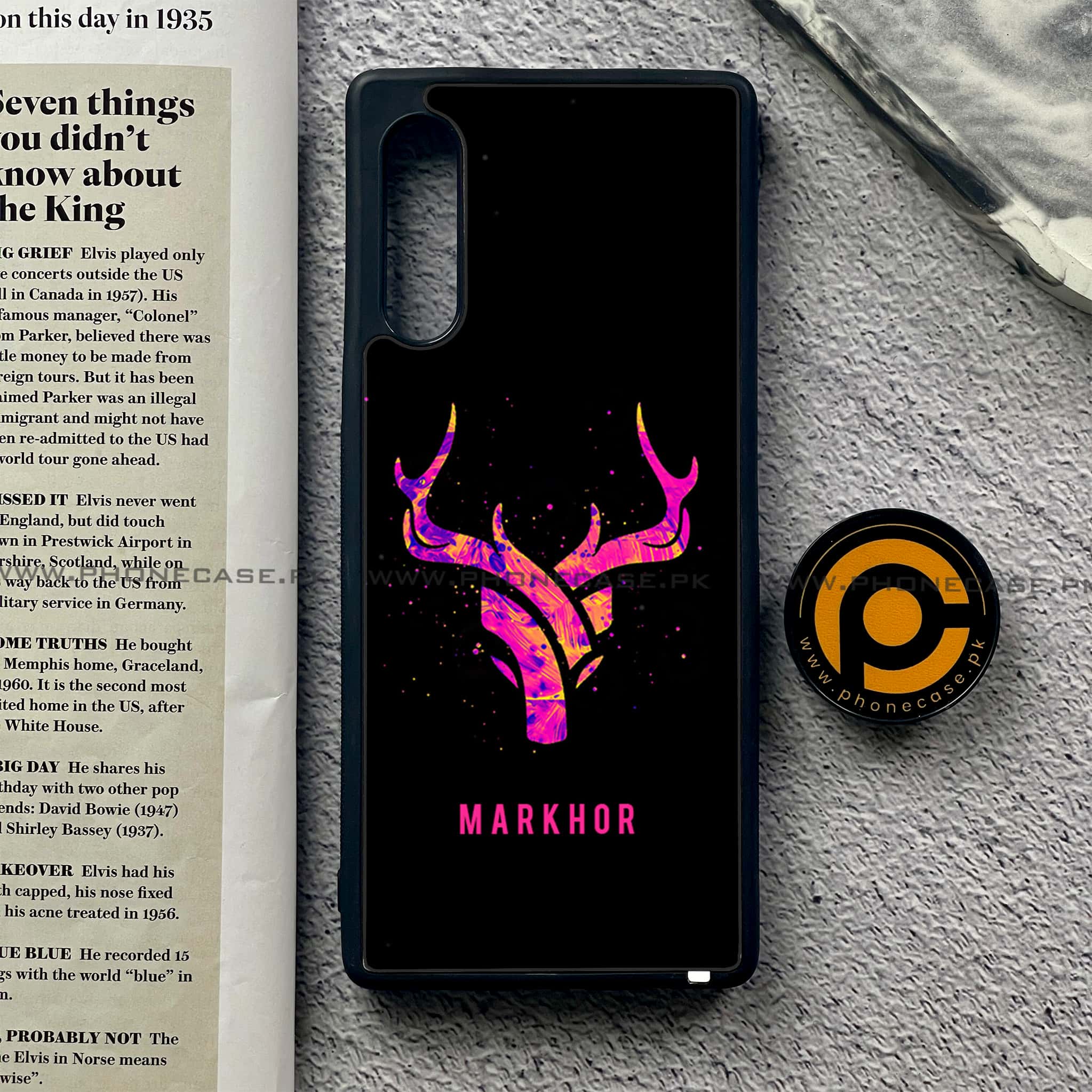 LG Velvet - Markhor Series - Premium Printed Glass soft Bumper shock Proof Case