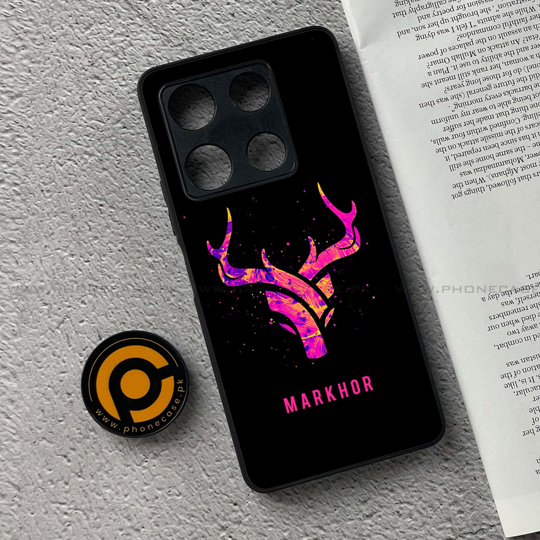 Infinix Note 30 Pro - Markhor Series - Premium Metal Printed soft Bumper shock Proof Case