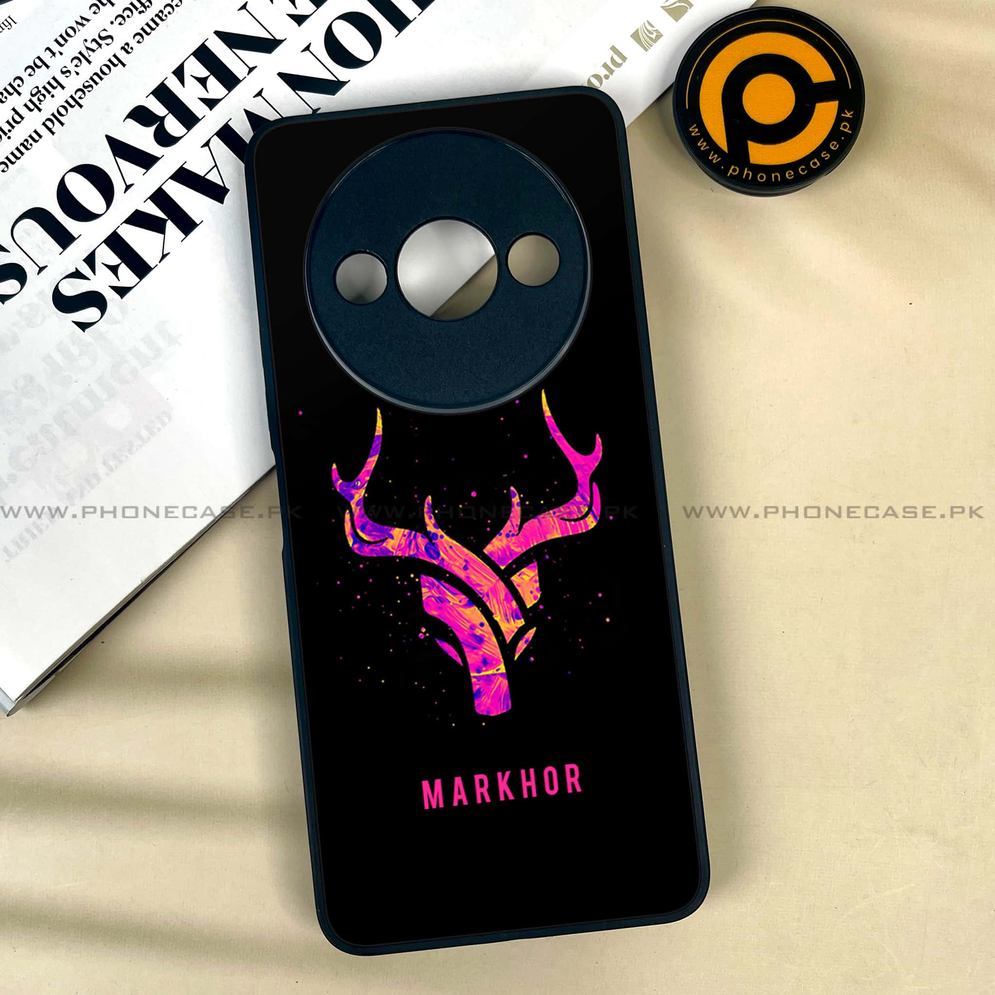 Xiaomi Redmi A3x - Markhor Series - Premium Printed Metal soft Bumper shock Proof Case