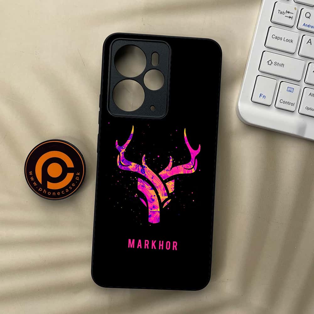 Realme 14 5G - Markhor Series - Premium Metal Printed soft Bumper Shock Proof Case